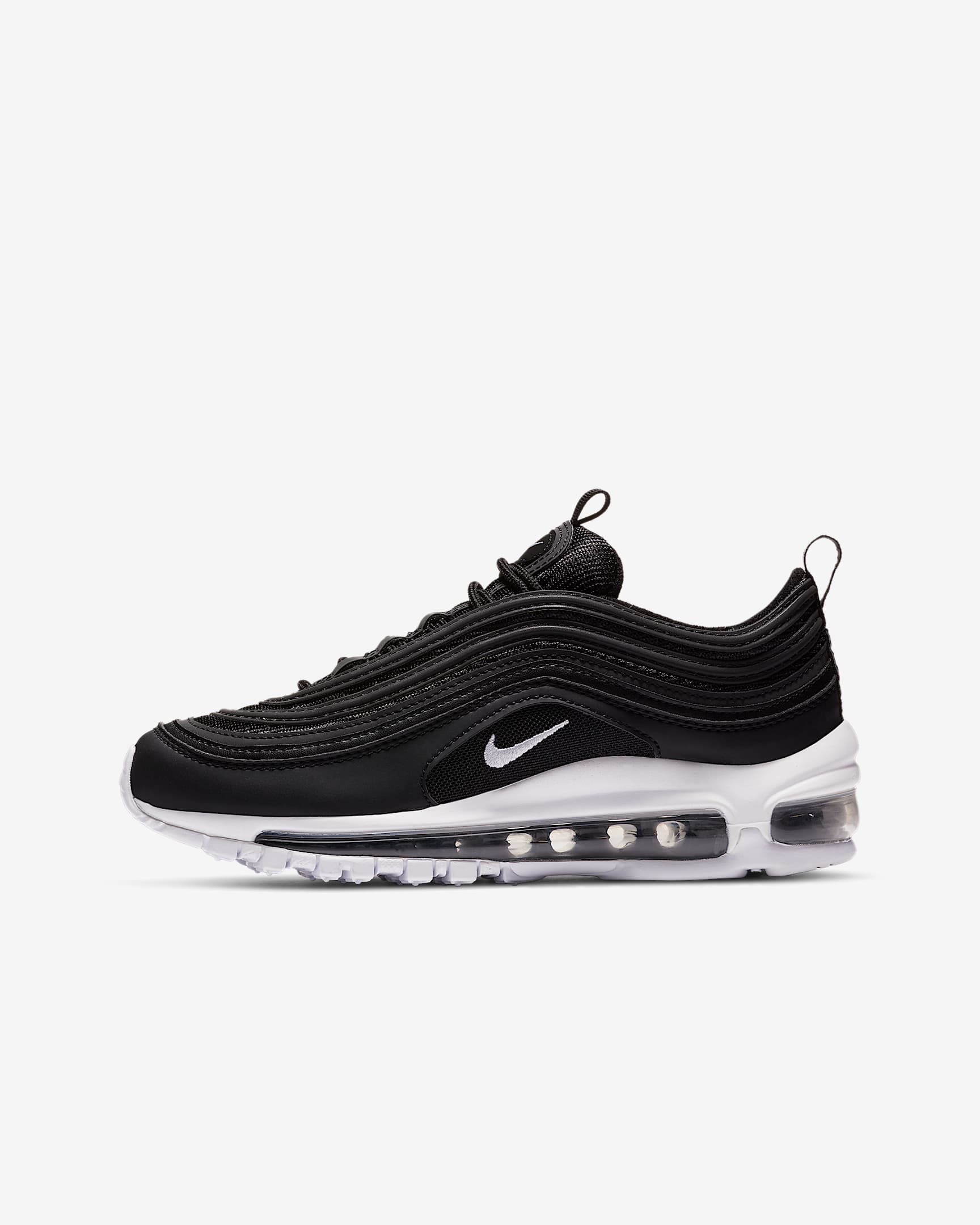 Nike Air Max 97 Older Kids' Shoes - Black/White