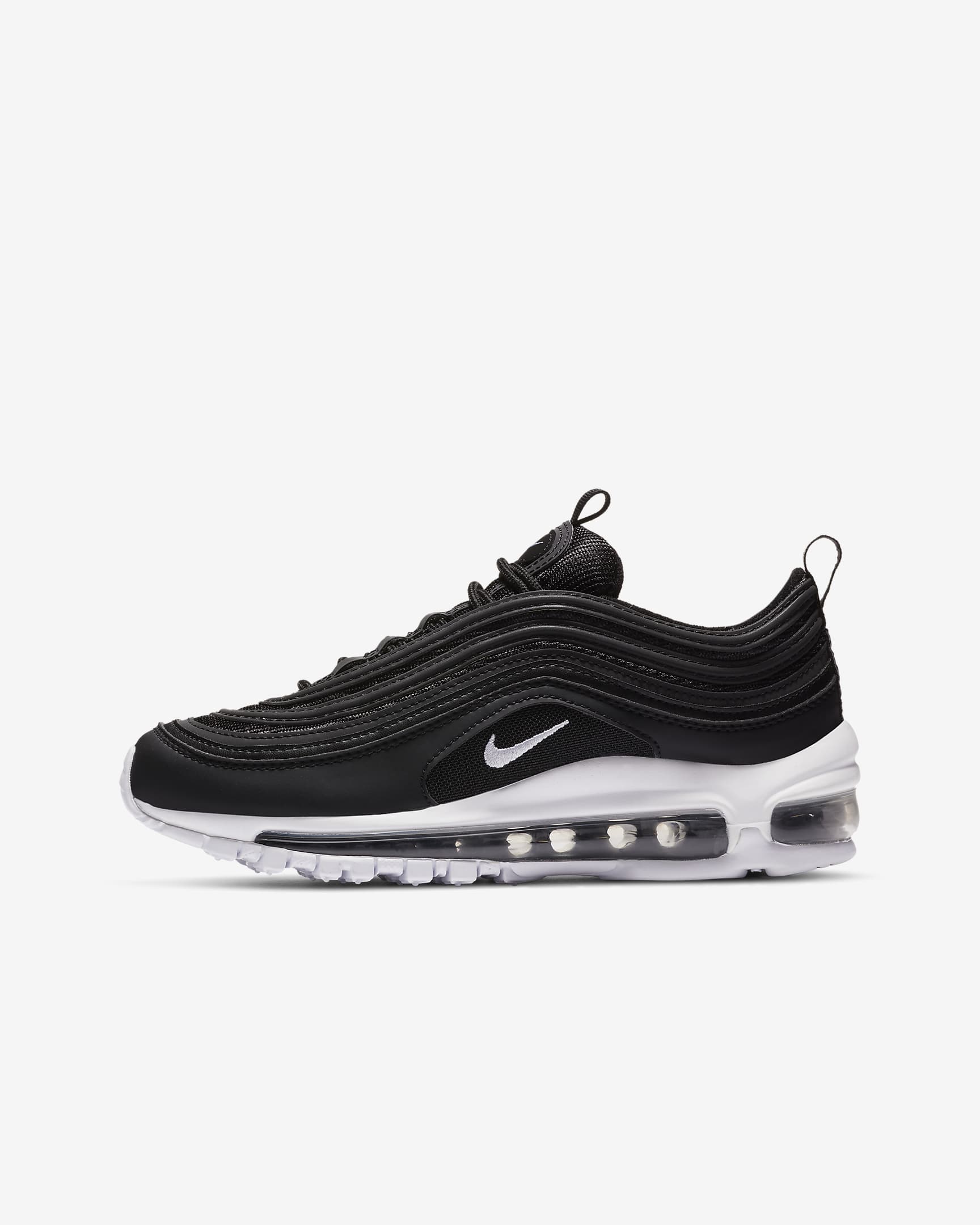 Nike Air Max 97 Older Kids' Shoes - Black/White
