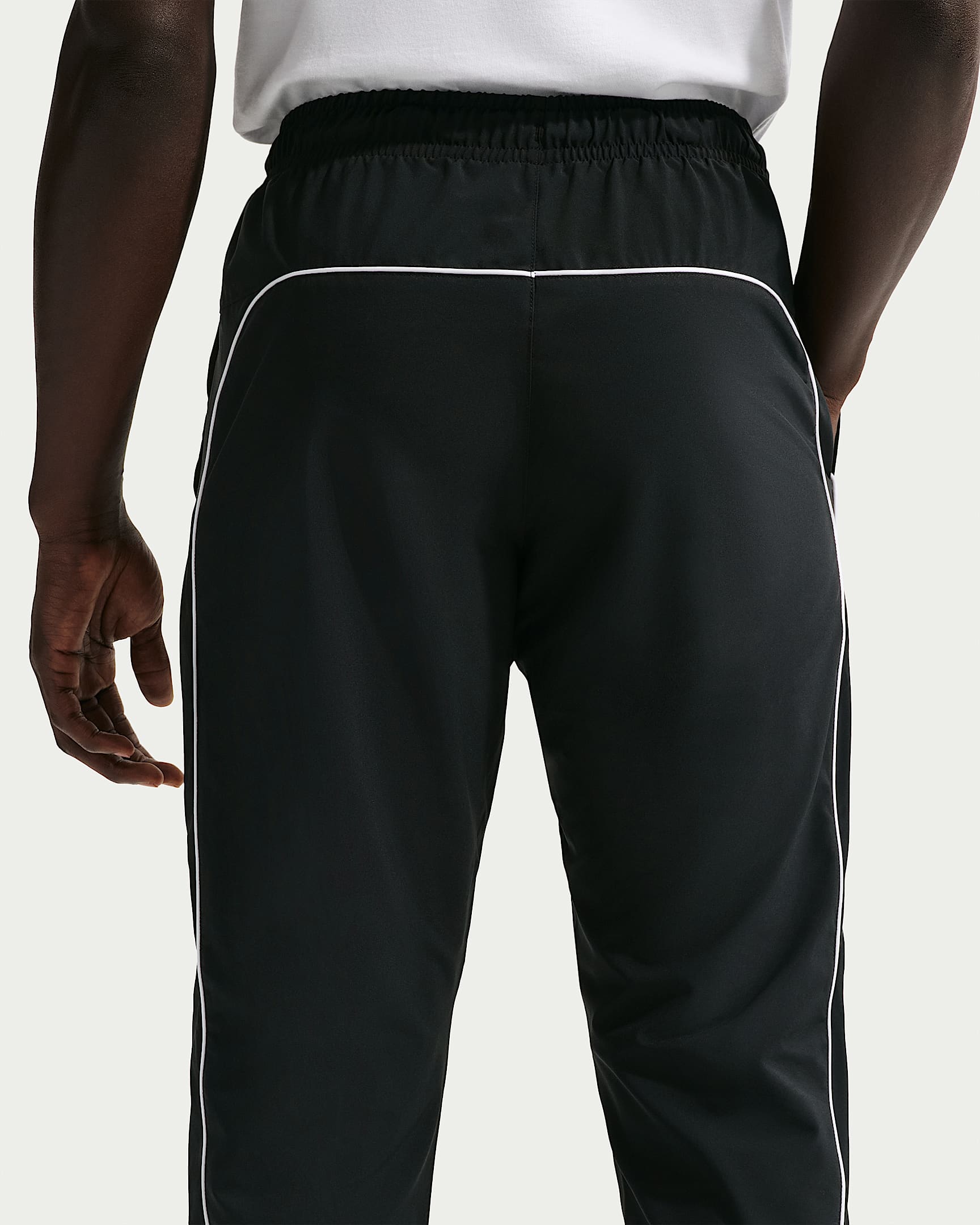 Pants de estilo funcional híbridos Nike Air para hombre - Negro/Negro/Blanco
