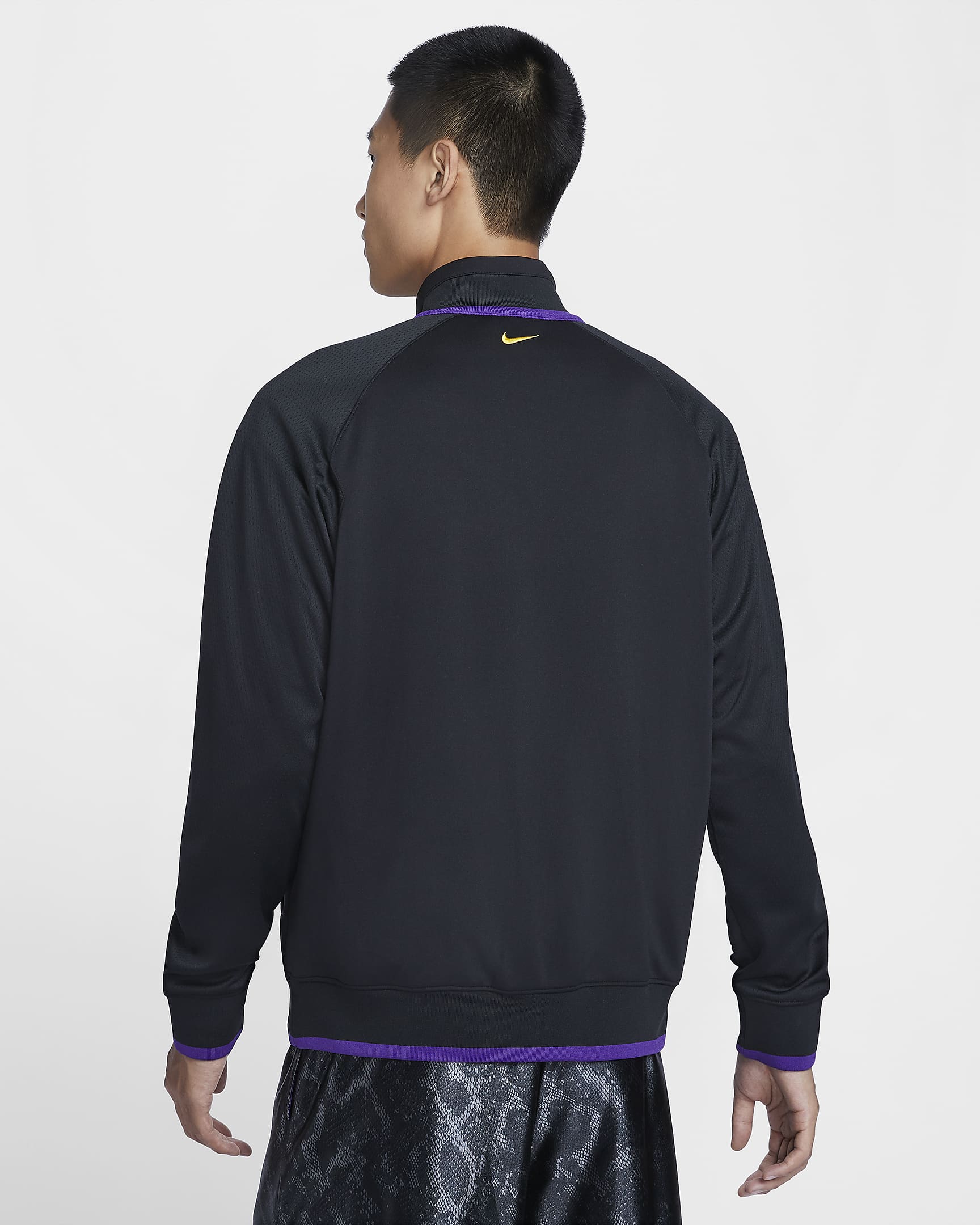 Kobe Men's Dri-FIT Basketball Jacket - Black/Field Purple