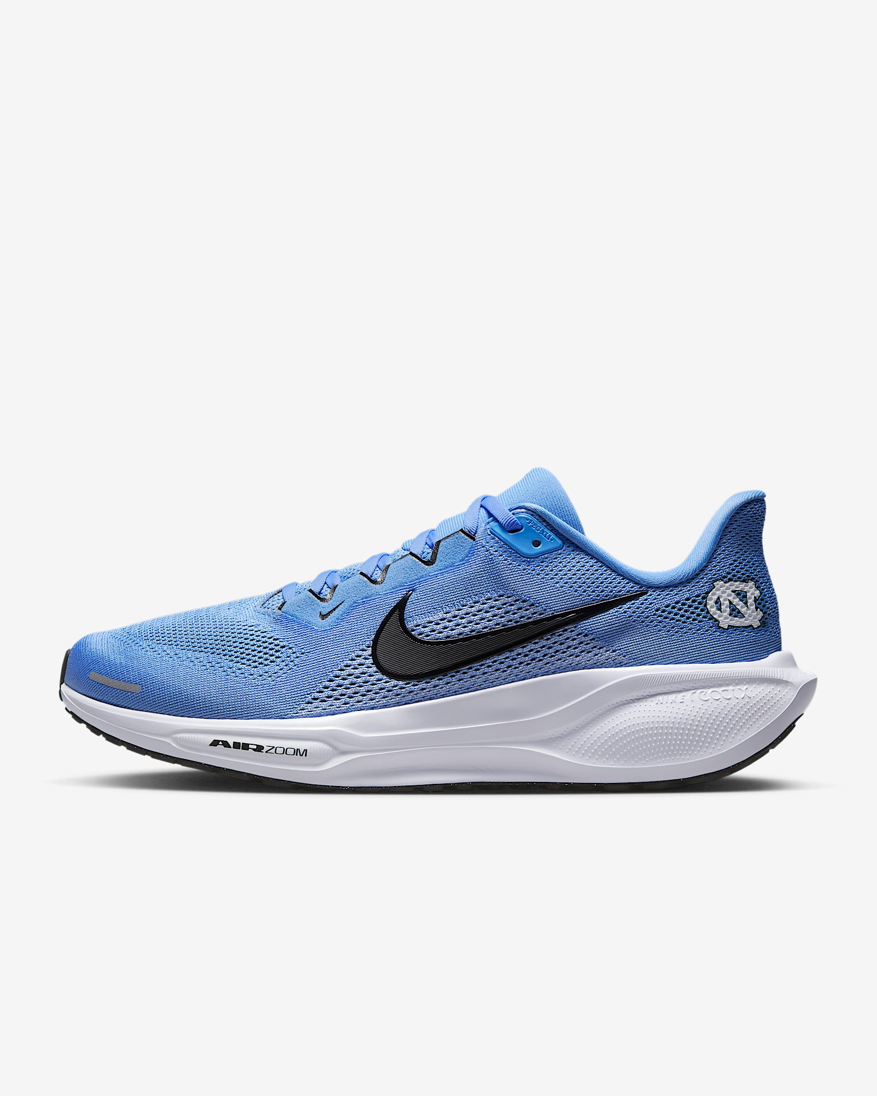 UNC Pegasus 41 Men's Nike College Road Running Shoes - Valor Blue/White/Black