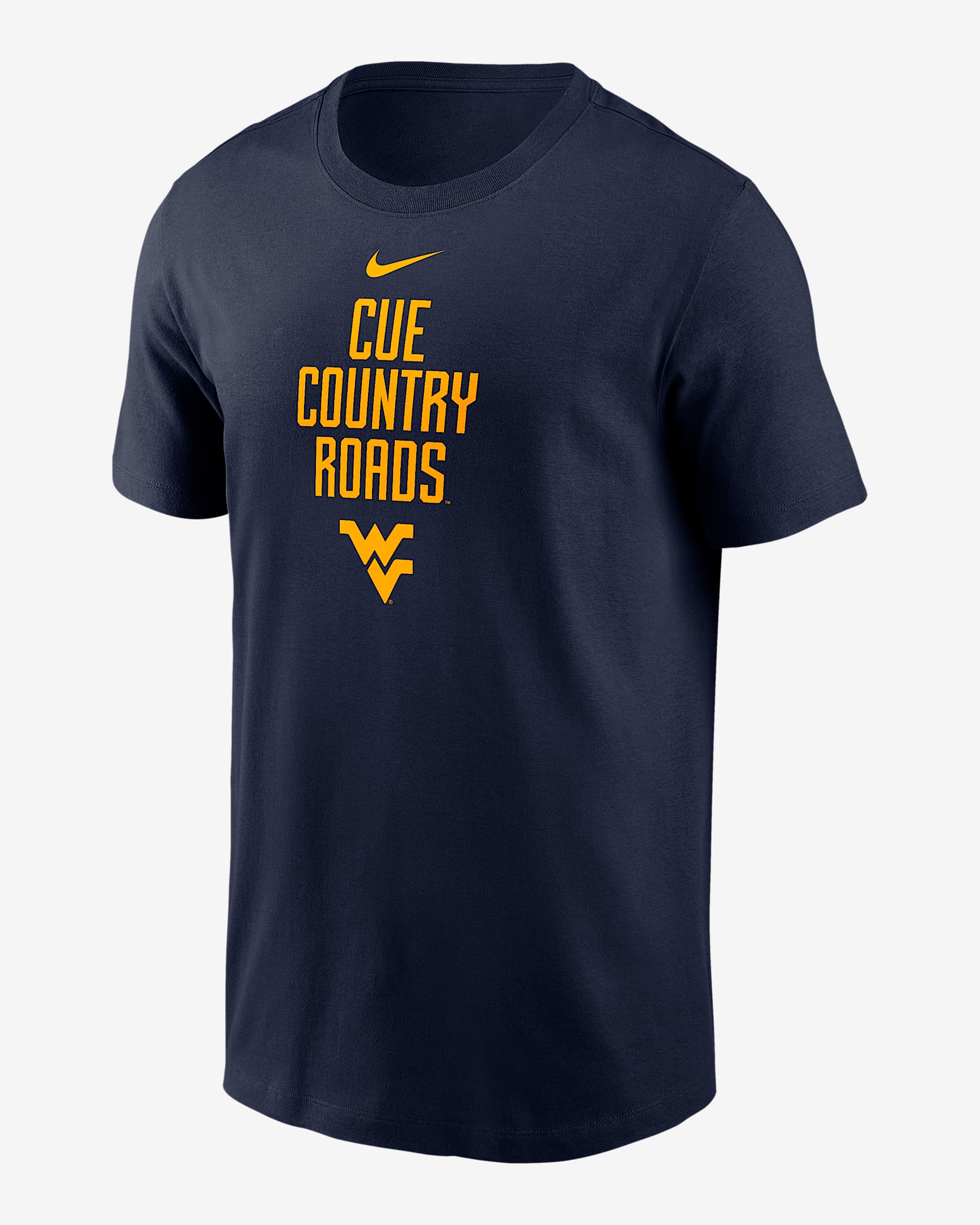 West Virginia Sideline Mantra Men's Nike Dri-FIT College T-Shirt - Navy