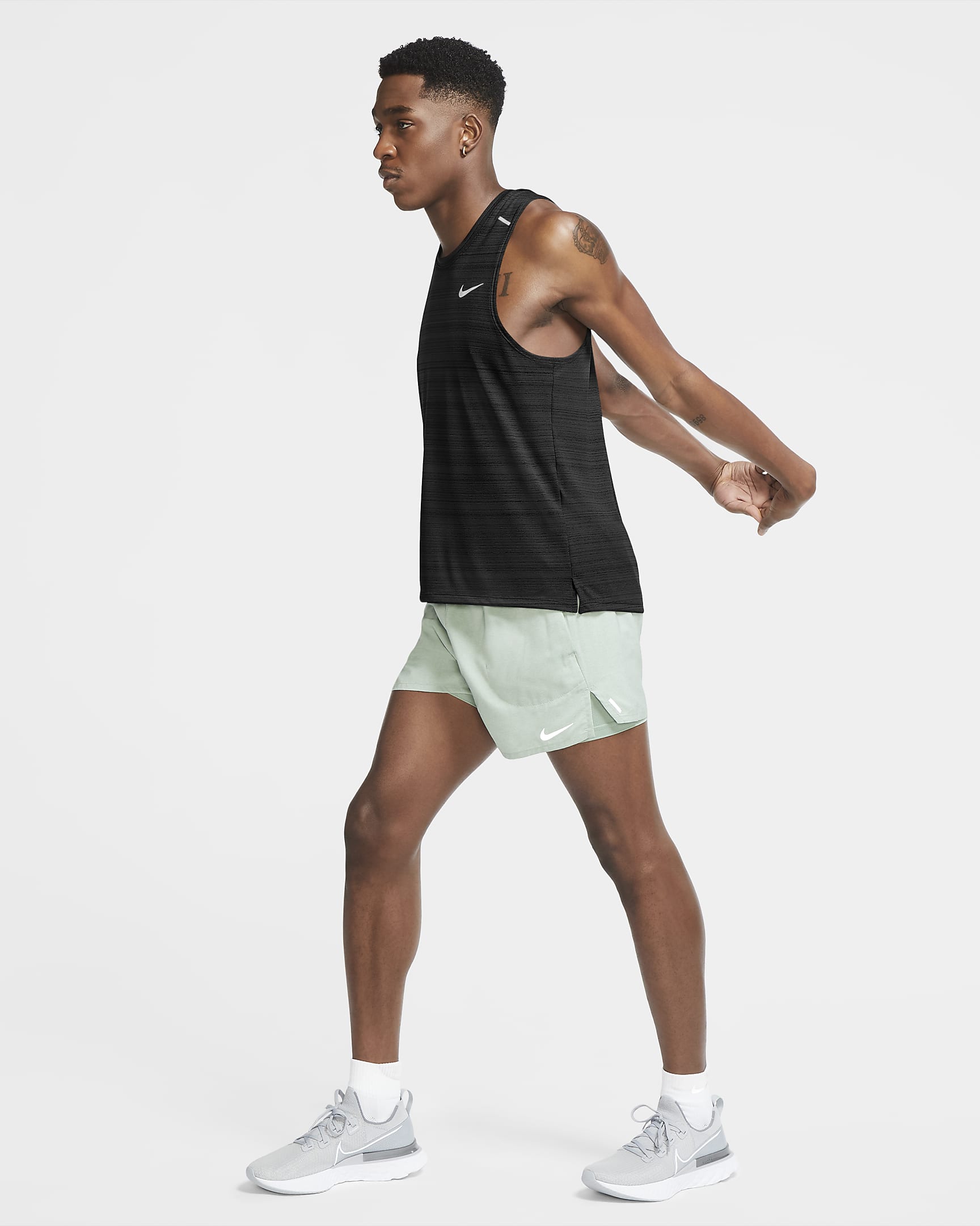 Nike Dri Fit Miler Mens Running Tank Nike Sg 7454