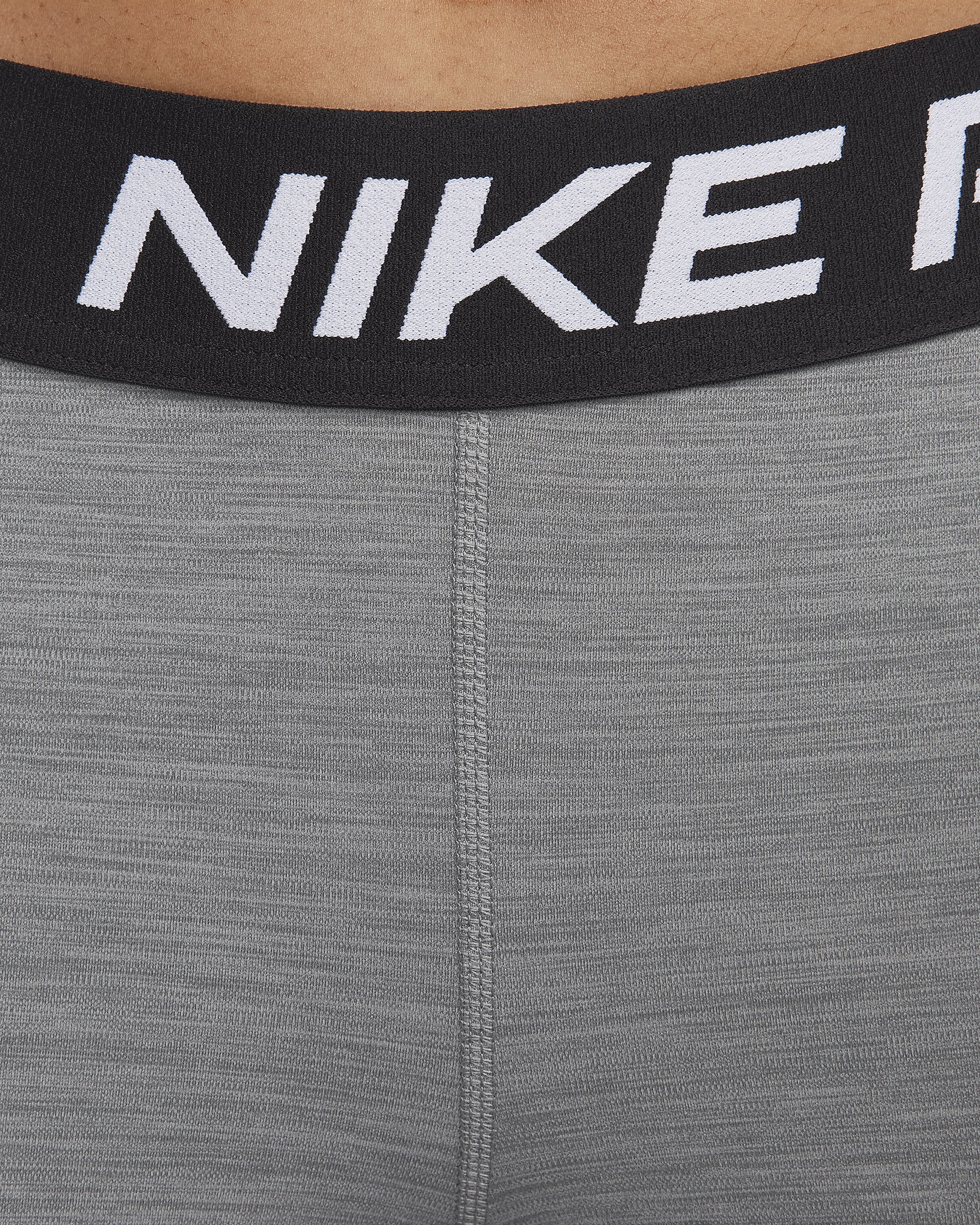 Nike Pro 365 Women's Mid-Rise 7/8 Leggings - Smoke Grey/Heather/Black/Black