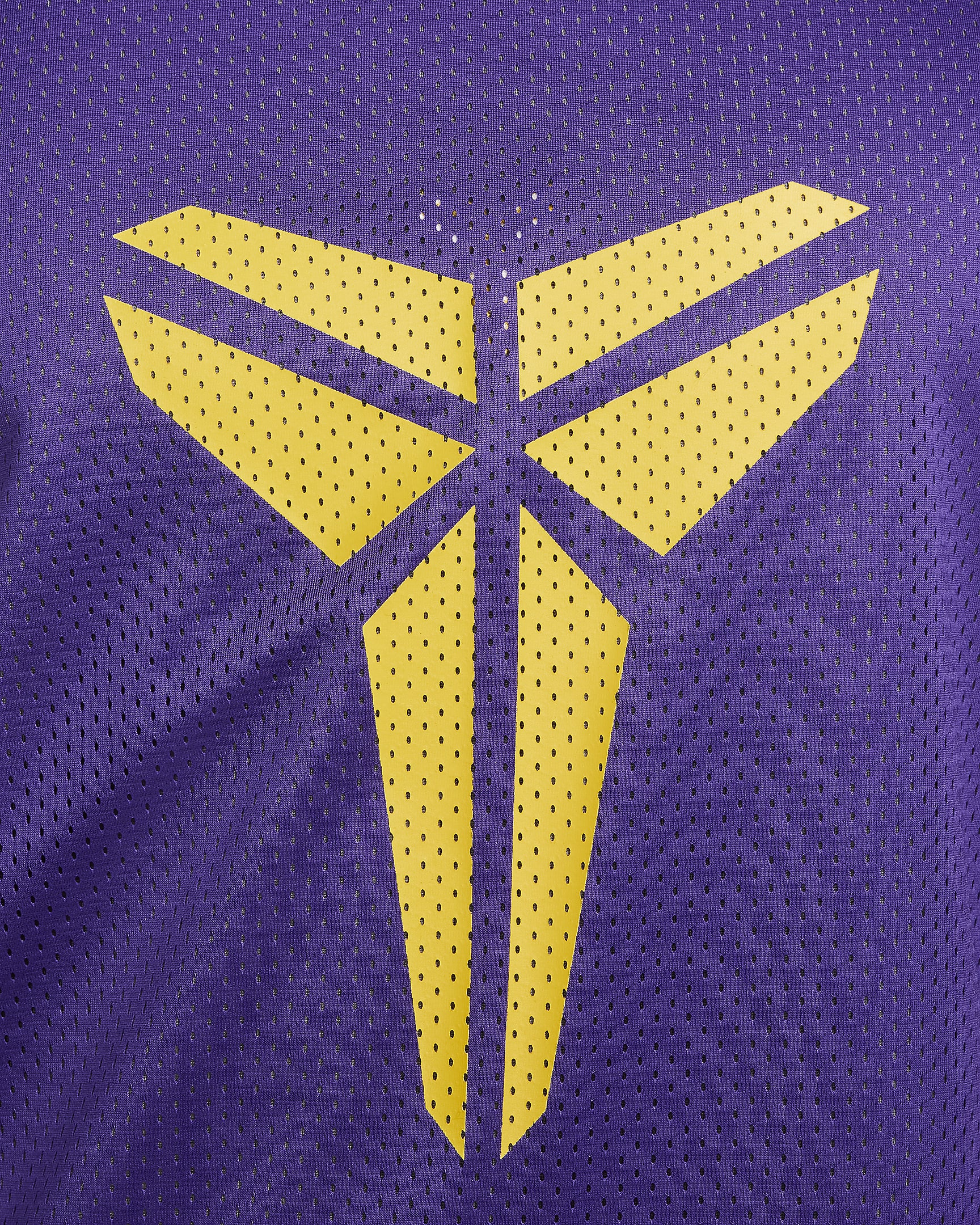 Kobe Men's Dri-FIT Standard Issue Reversible Basketball Jersey - Black/Field Purple/Amarillo