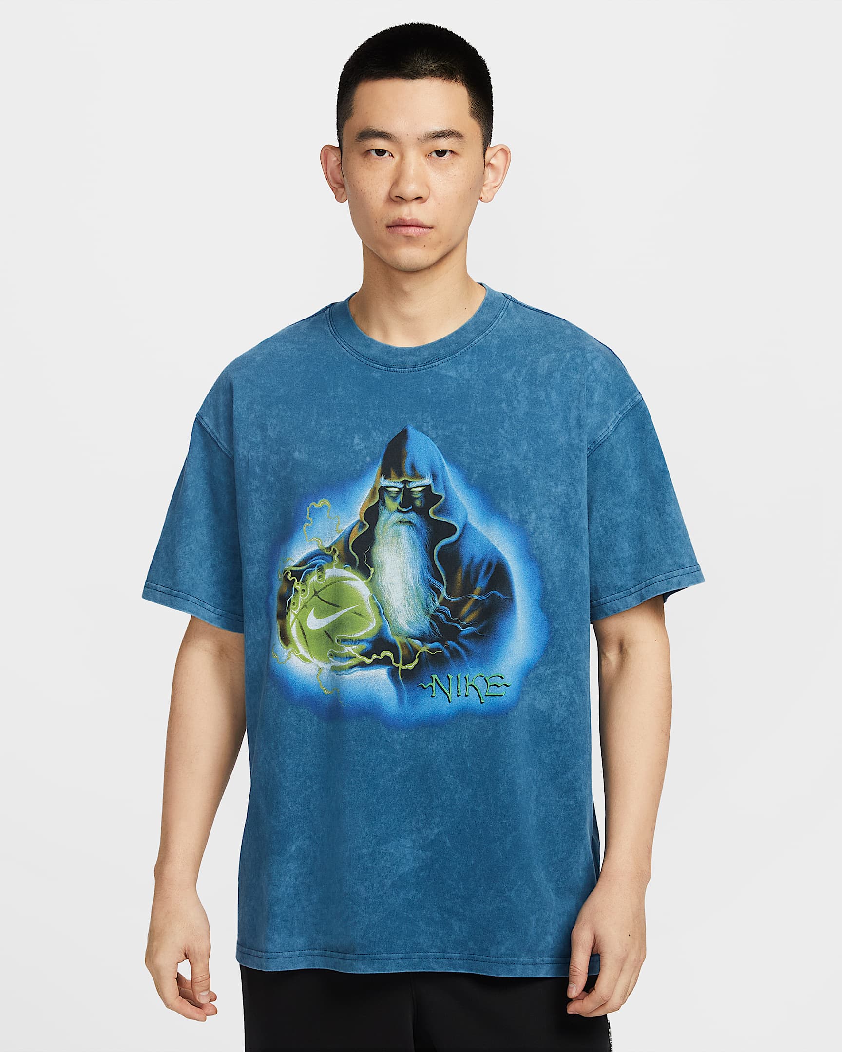 ナイキ メンズ バスケットボール Tシャツ - ブルーフォース