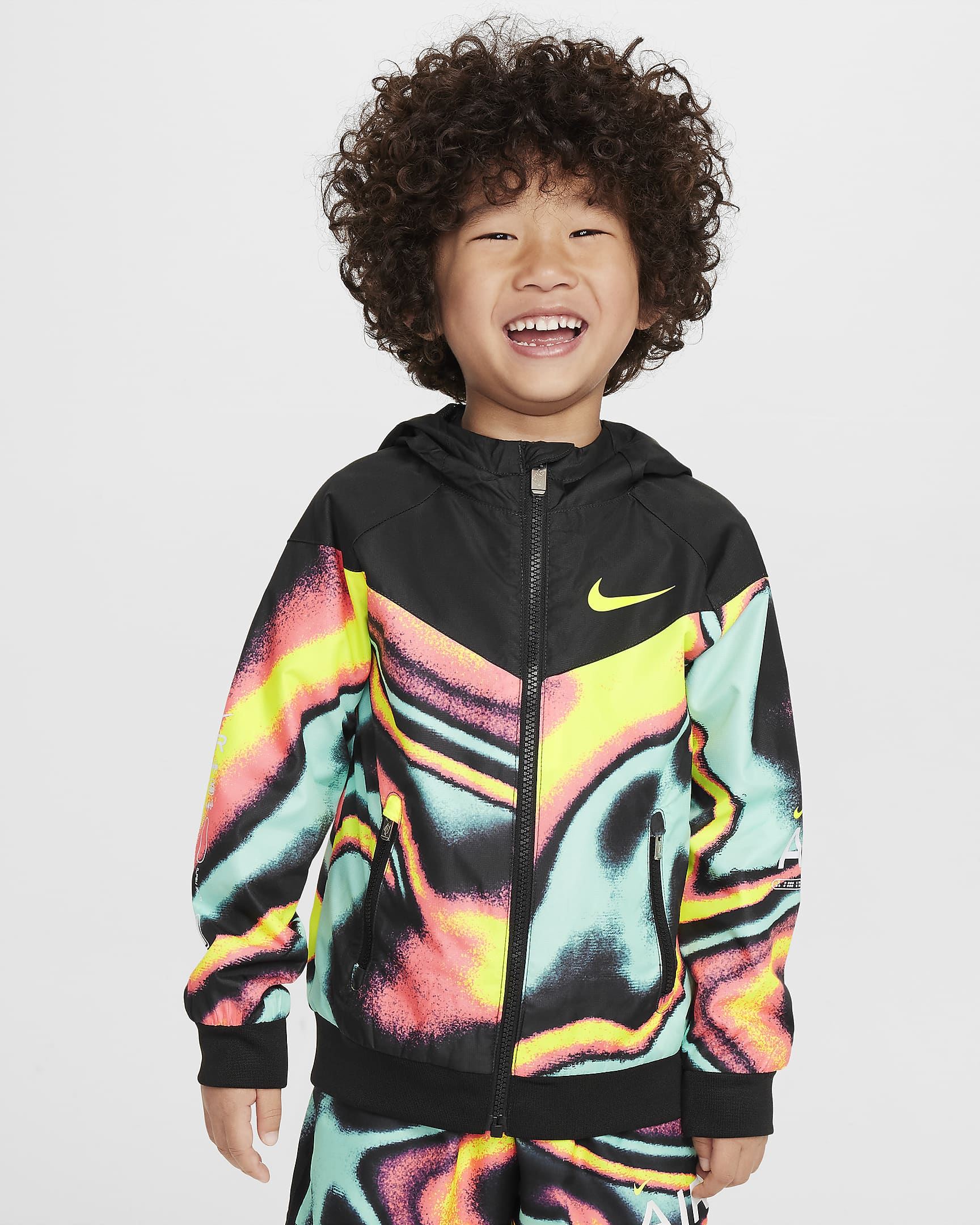 Nike Sportswear Maximum Volume Little Kids' Windrunner - Hot Punch