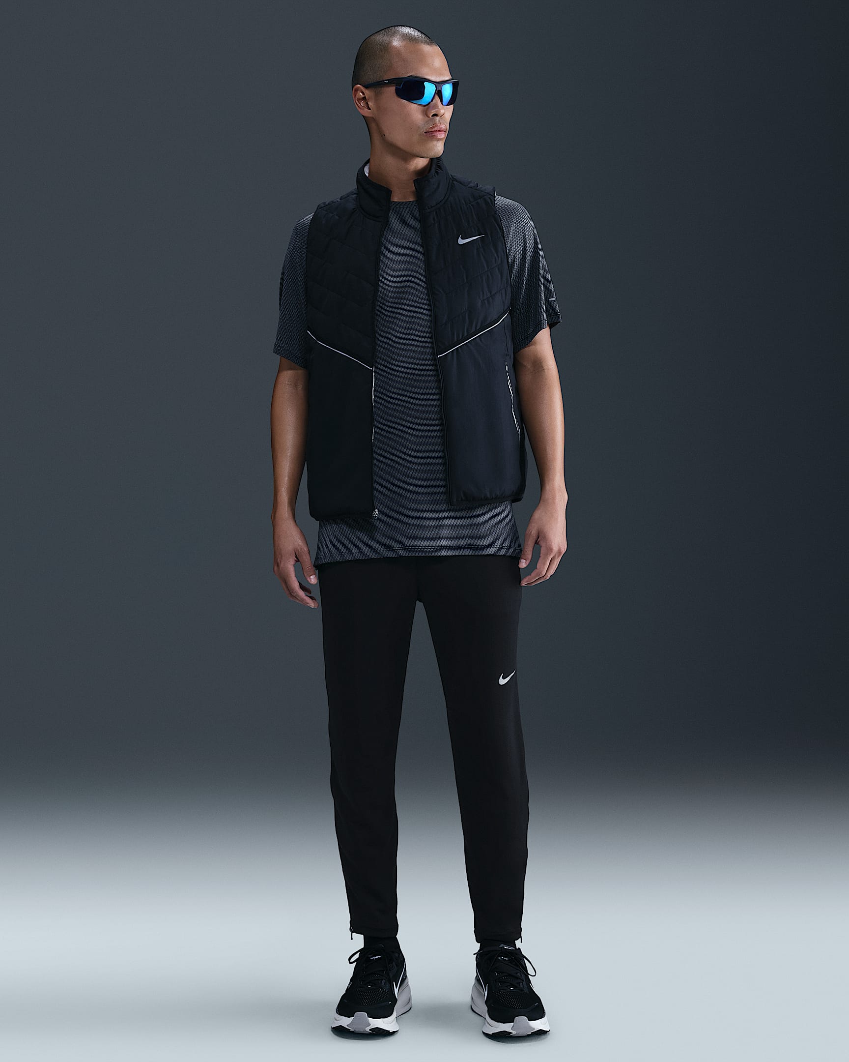 Nike Stride Men's Dri-FIT Knit Running Pants - Black
