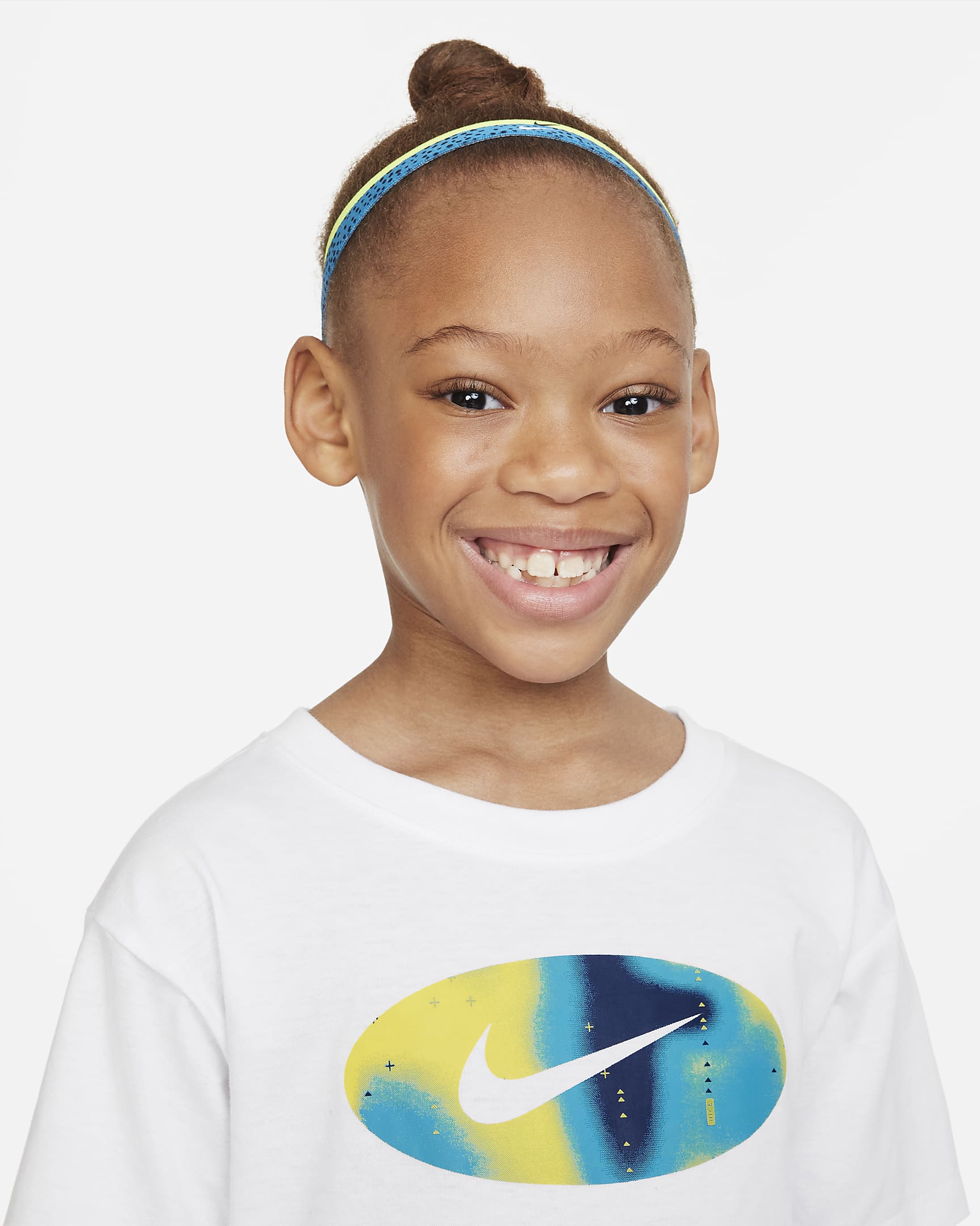 Nike Kids Create Graphic Boxy Tee Little Kids' T-Shirt - White