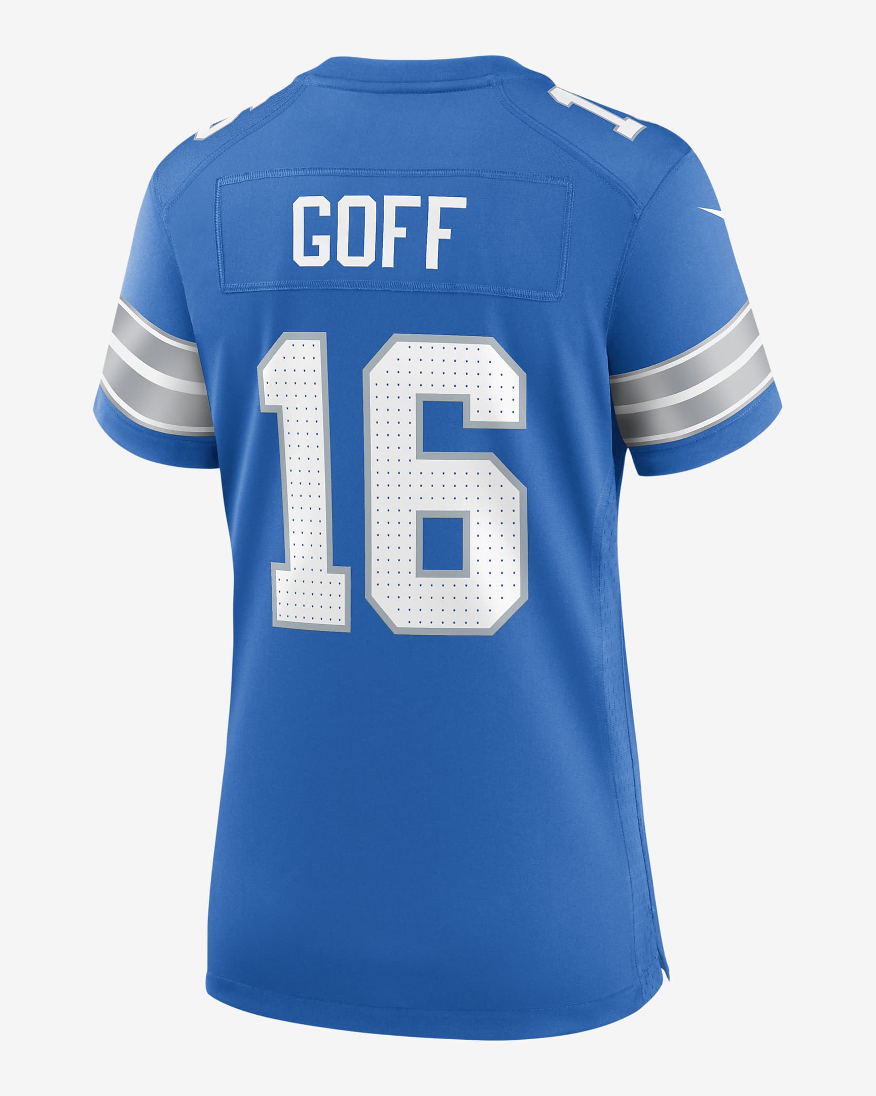 Jersey de fútbol americano Nike de la NFL Game para mujer Jared Goff Detroit Lions - Azul