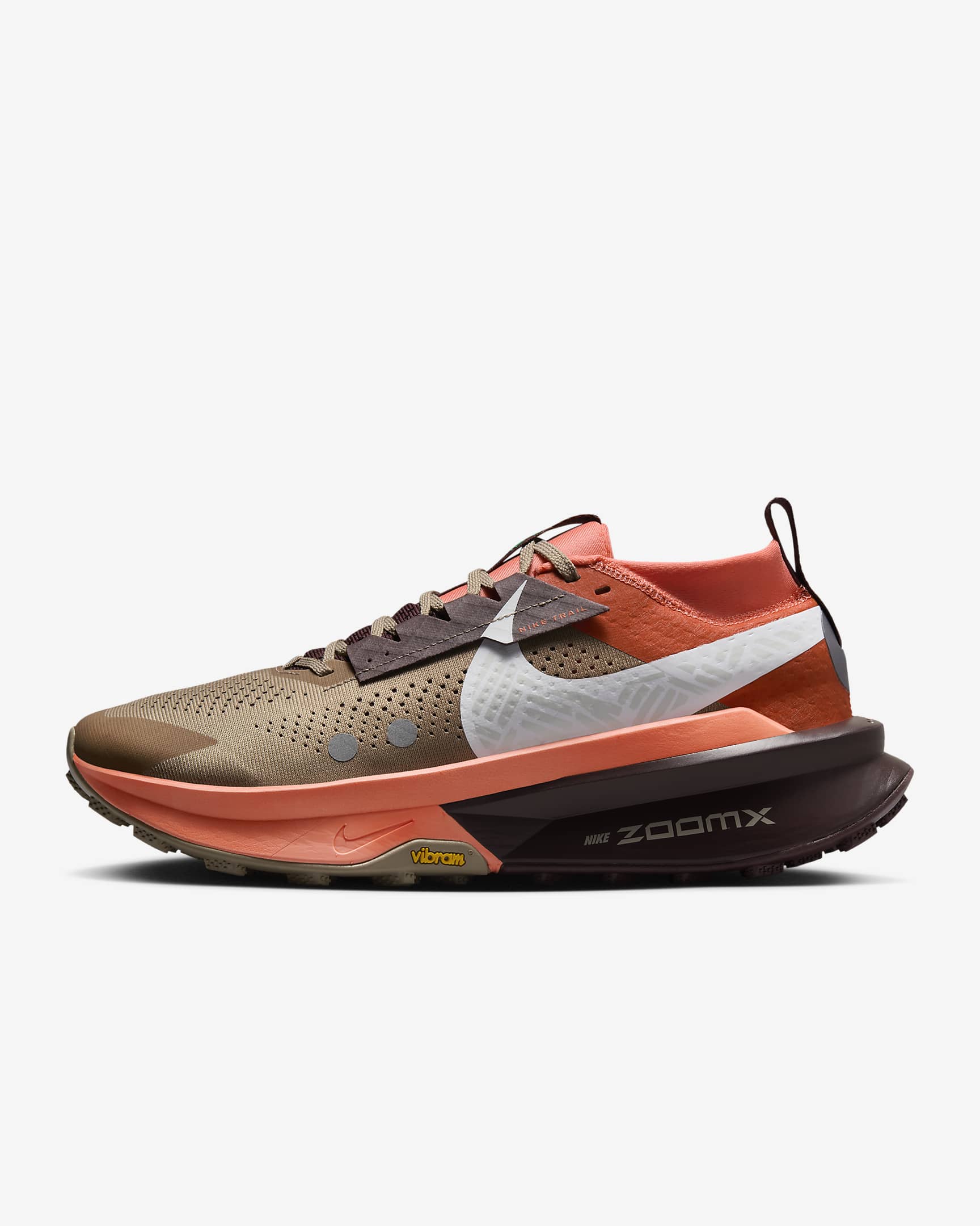 Nike Zegama 2 Sabatilles de trail running - Home - Caqui/Hyper Crimson/Burgundy Crush/Blanc