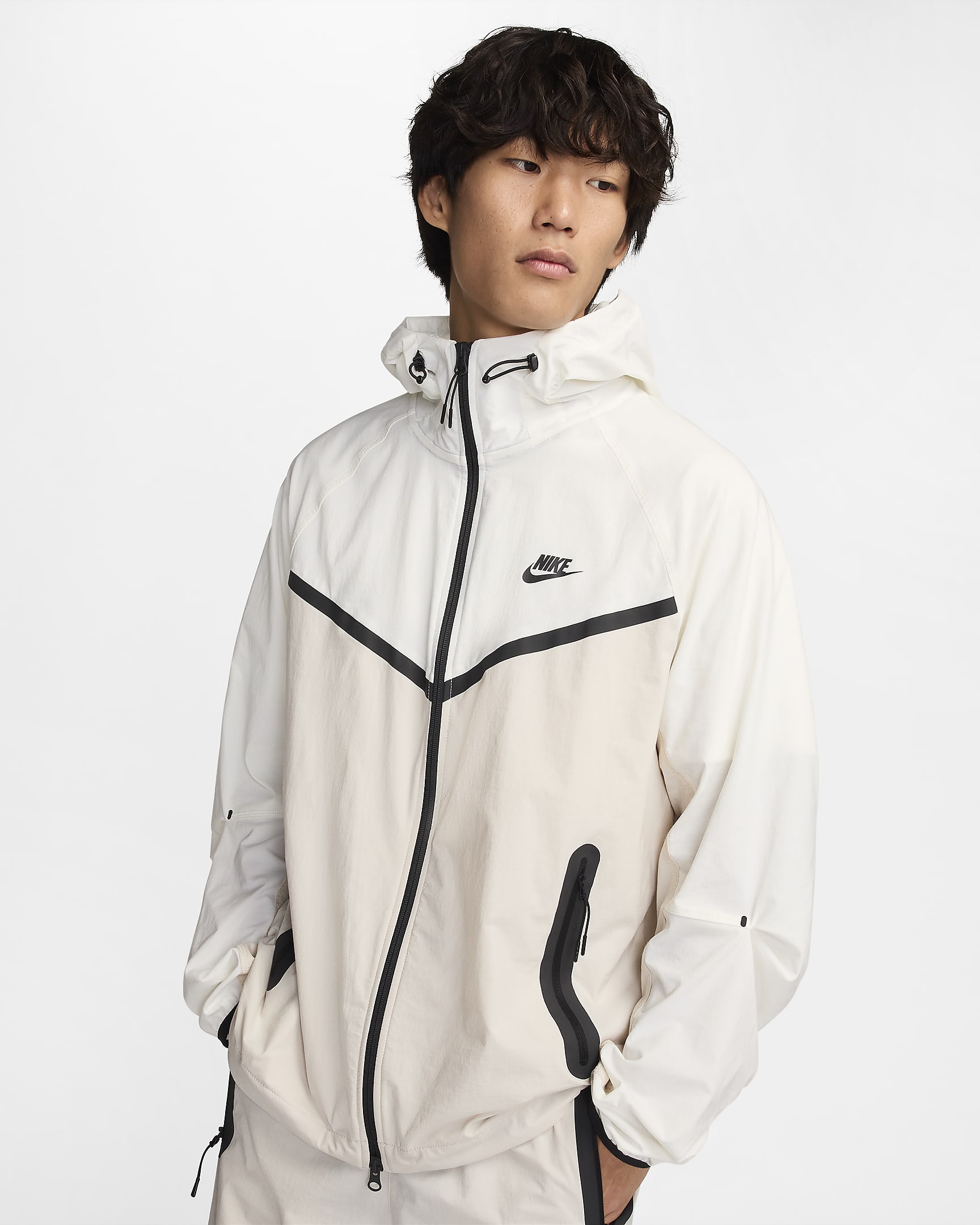 Nike Tech Men's Woven Jacket - Light Orewood Brown/Sail/Black