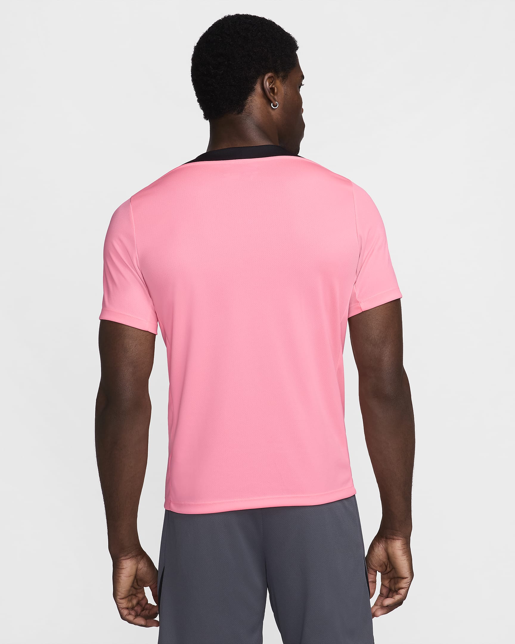 Pánské fotbalové tričko Nike Strike Dri-FIT s krátkým rukávem - Sunset Pulse/Sunset Pulse/Černá/Černá