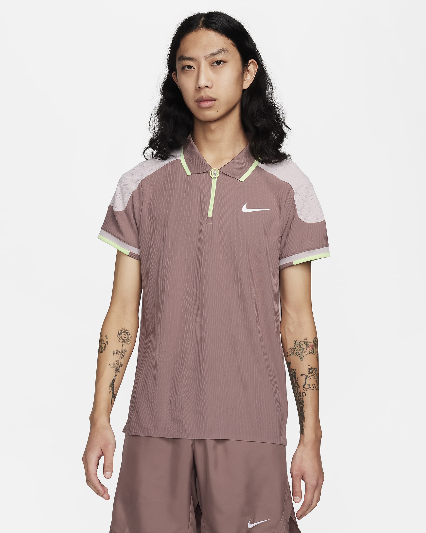 Nikecourt Slam Mens Dri Fit Adv Tennis Polo Nike My