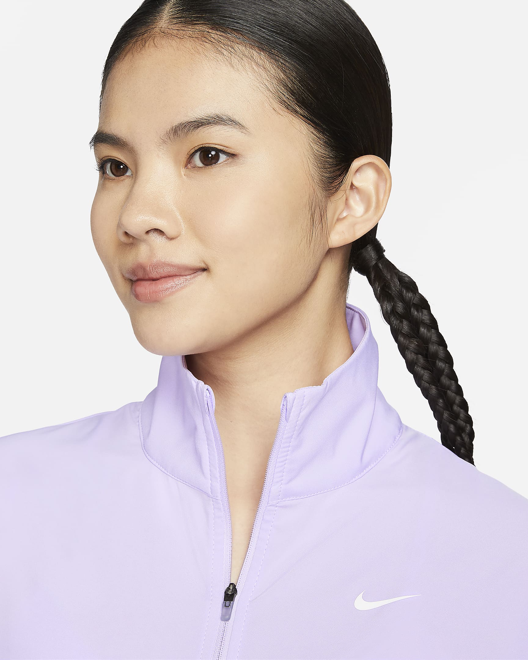 Nike Dri-FIT One Women's Jacket - Lilac Bloom/White