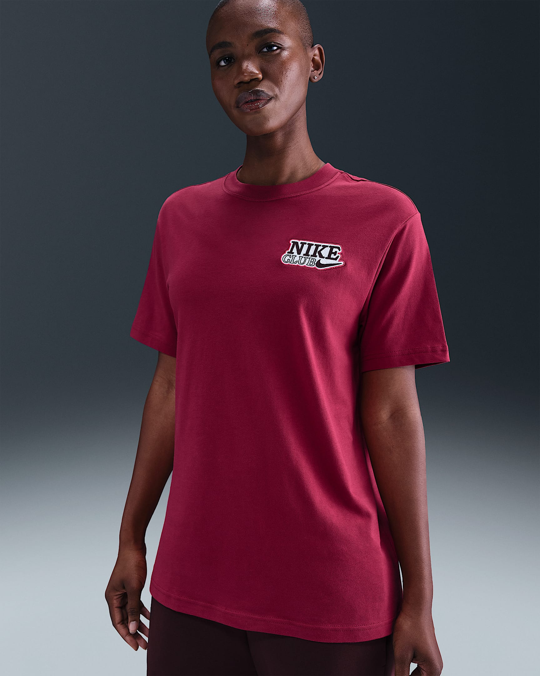 Nike Sportswear Boxy Oversized T-Shirt - Noble Red