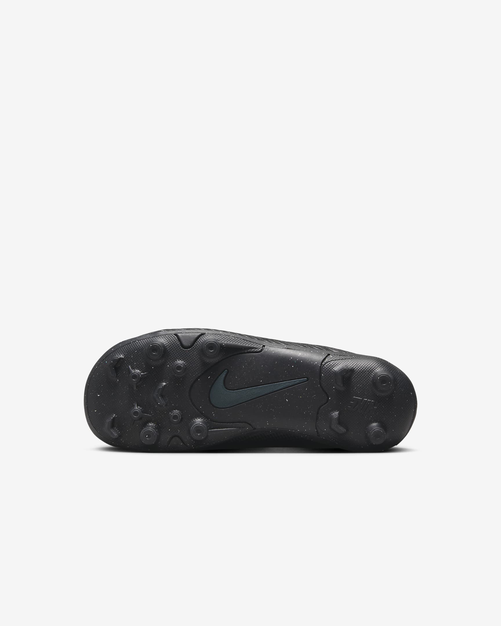 Nike Jr. Mercurial Vapor 16 Club low top voetbalschoenen voor kleuters (meerdere ondergronden) - Zwart/Deep Jungle/Zwart