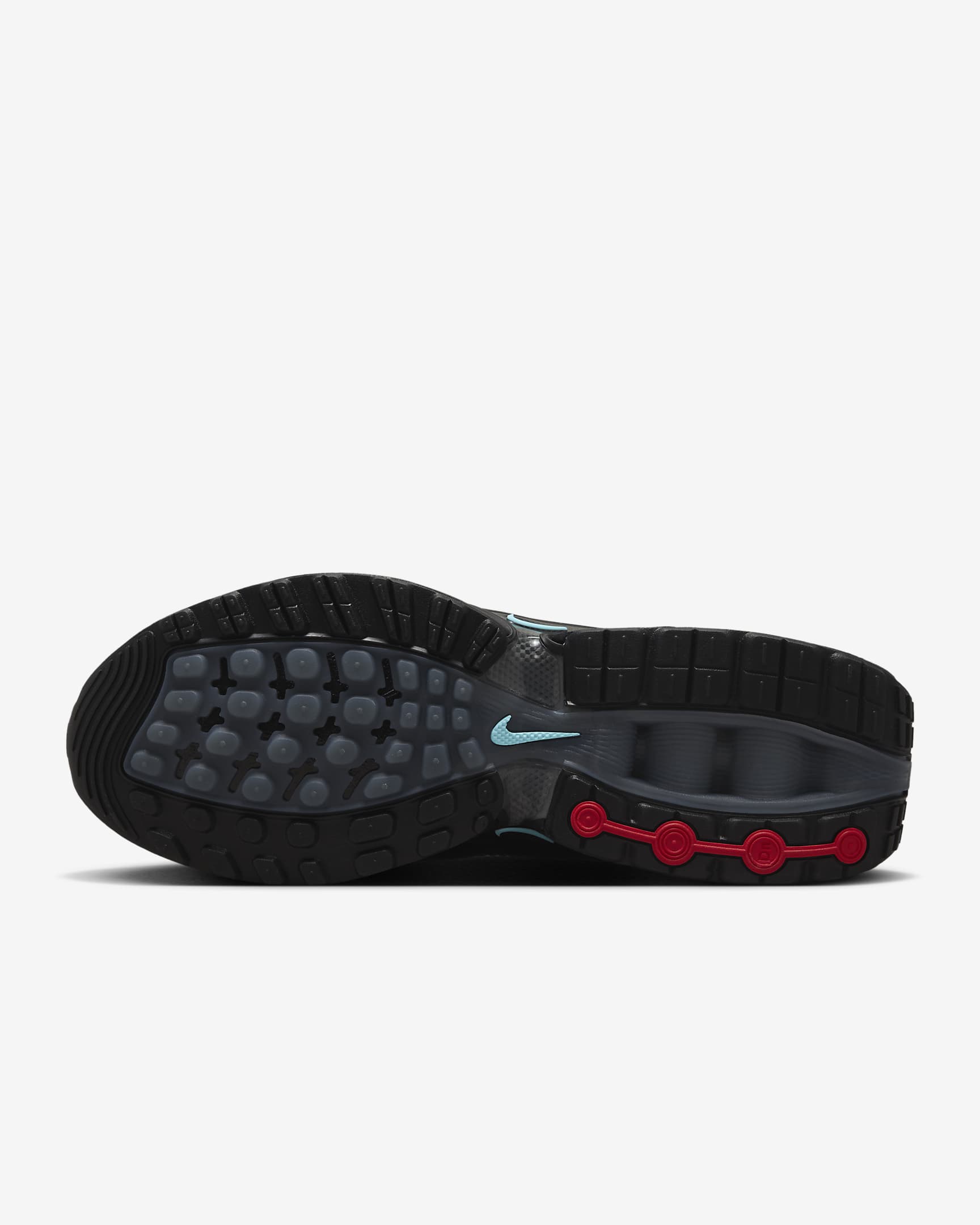 Tenis Nike Air Max Dn - Negro/Gris azulado/Rojo cometa/Azul báltico