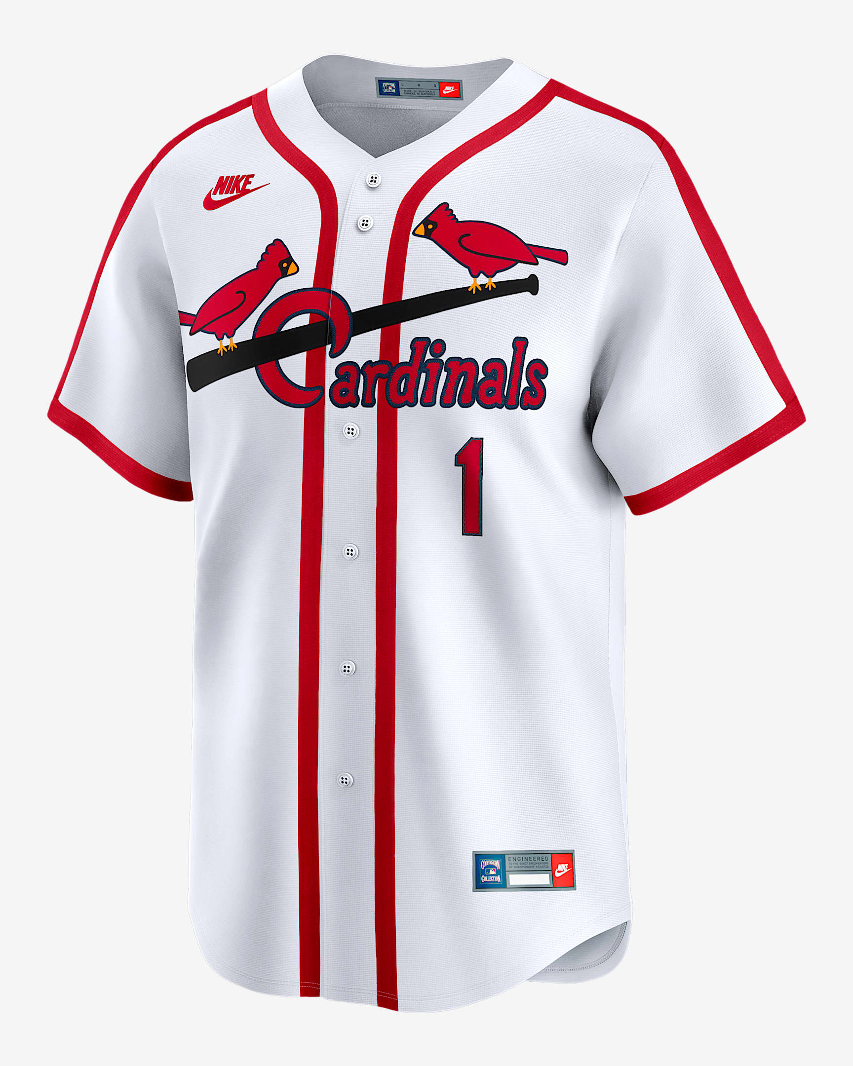 Ozzie Smith St. Louis Cardinals Cooperstown Men's Nike Dri-FIT ADV MLB Limited Jersey - White
