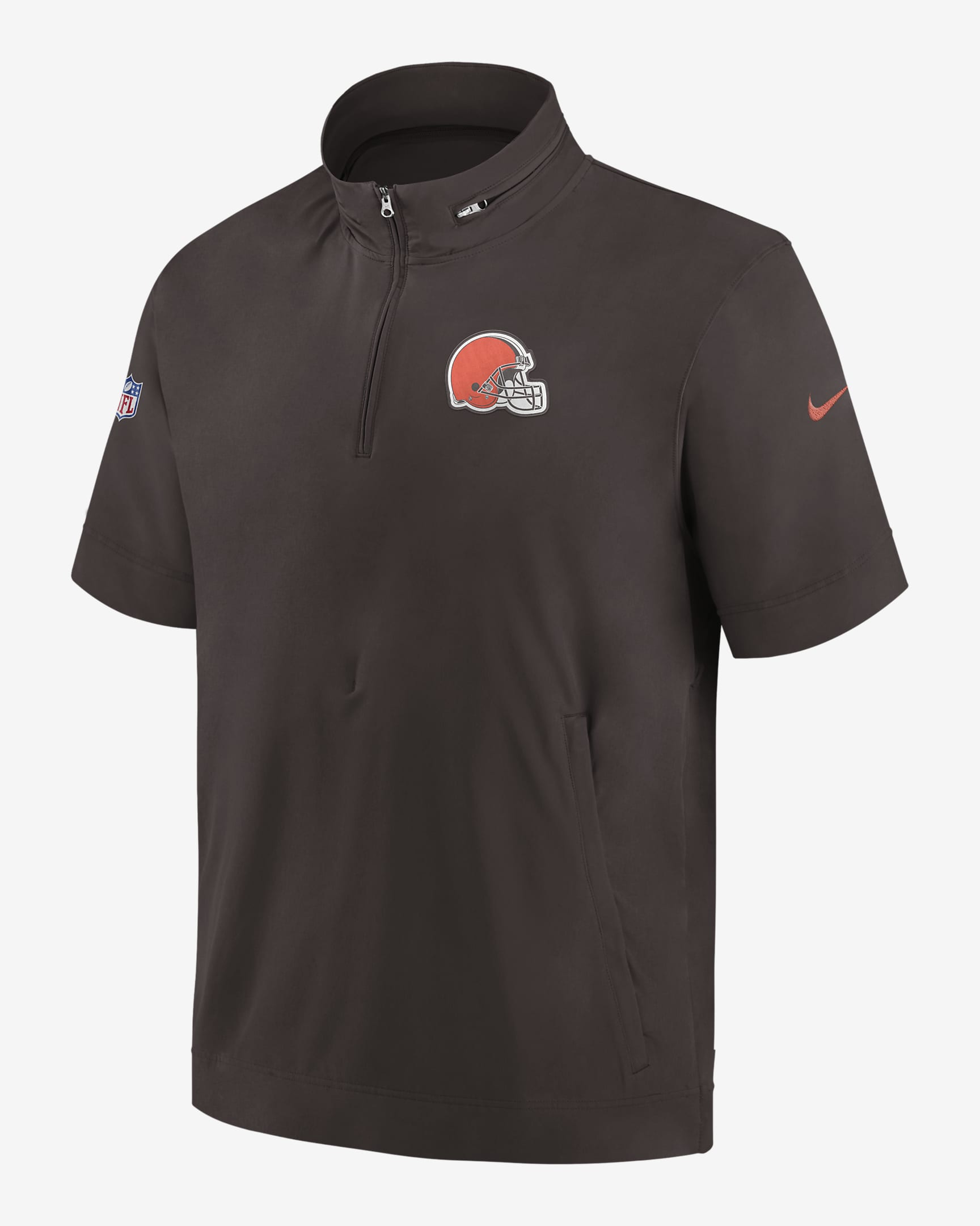 Nike Sideline Coach (NFL Cleveland Browns) Men's Short-Sleeve Jacket ...