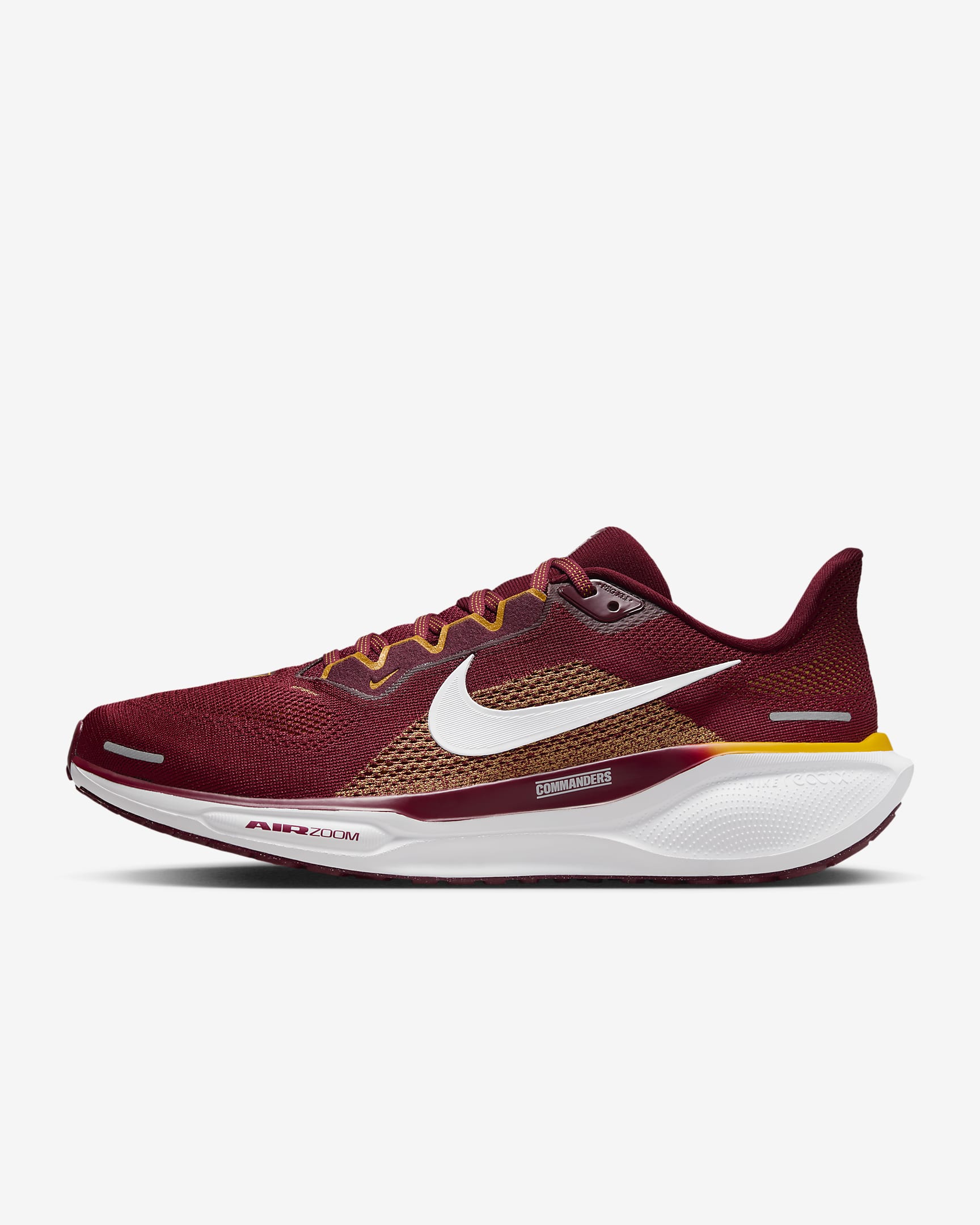 Tenis de correr en pavimento para hombre Nike Pegasus 41 NFL Washington Commanders - Rojo team/Blanco/Oro universitario/Blanco