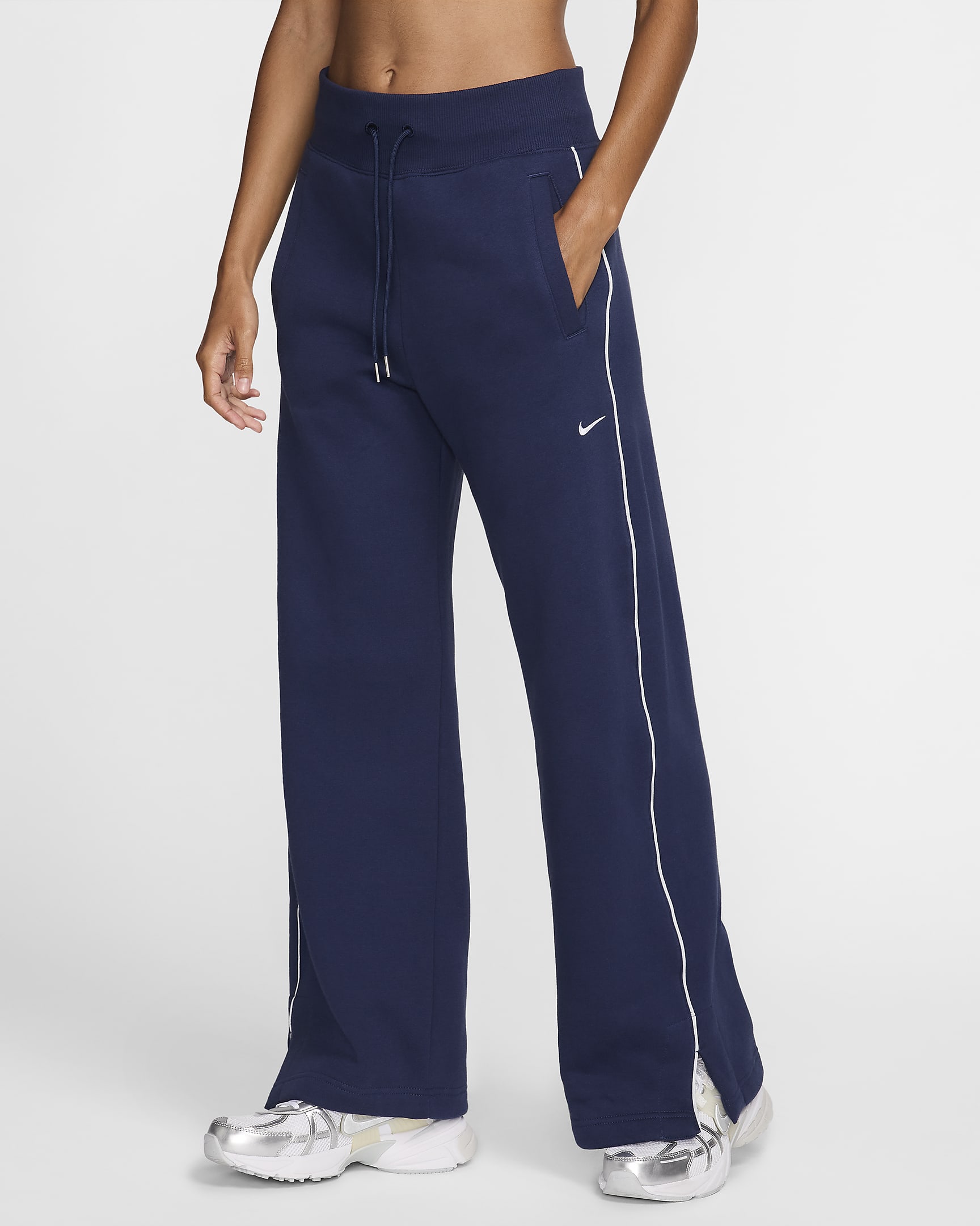 Pantalon Nike Sportswear Phoenix Fleece pour femme - Midnight Navy