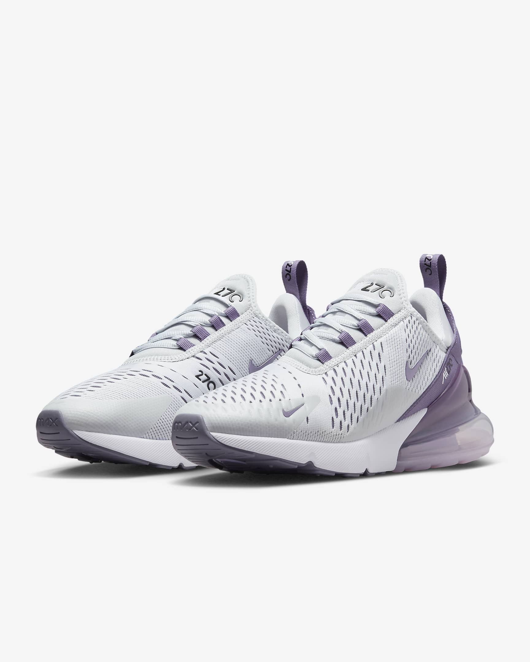 Nike Air Max 270 Women's Shoes - Pure Platinum/White/Lilac Bloom/Daybreak