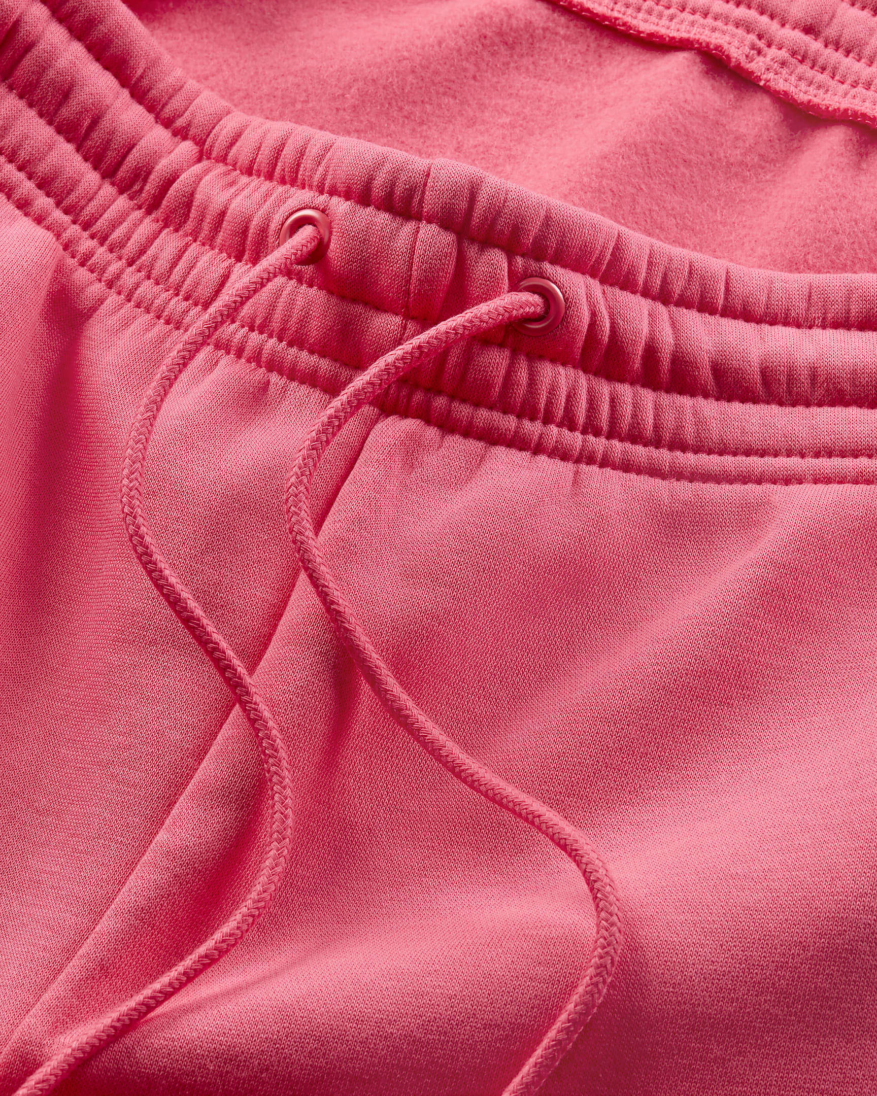 Nike Sportswear Phoenix Fleece ekstra store sweatpants med høyt liv til dame (Plus Size) - Aster Pink/Sail