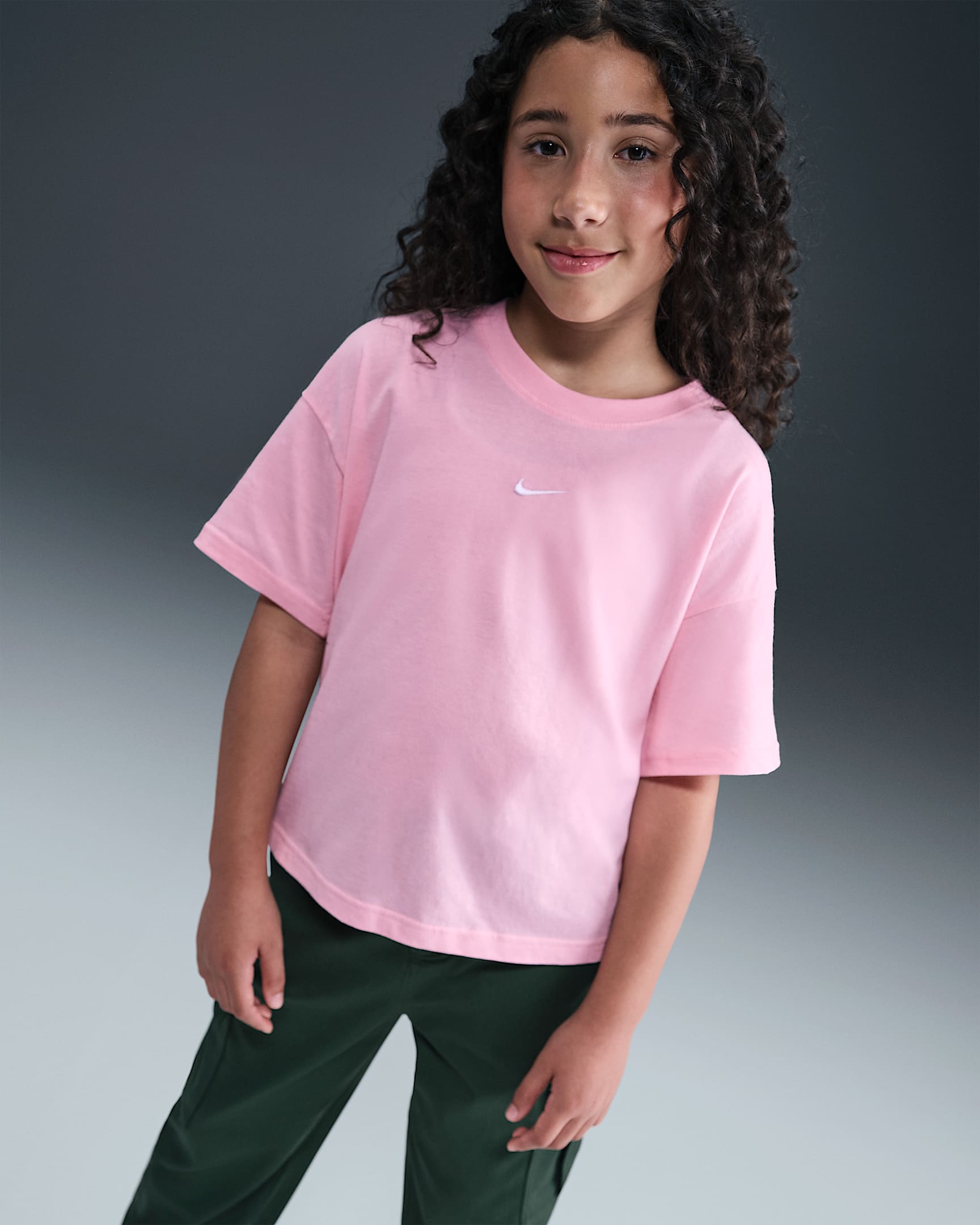 T-shirt Nike Sportswear Essential – Ragazza - Medium Soft Pink