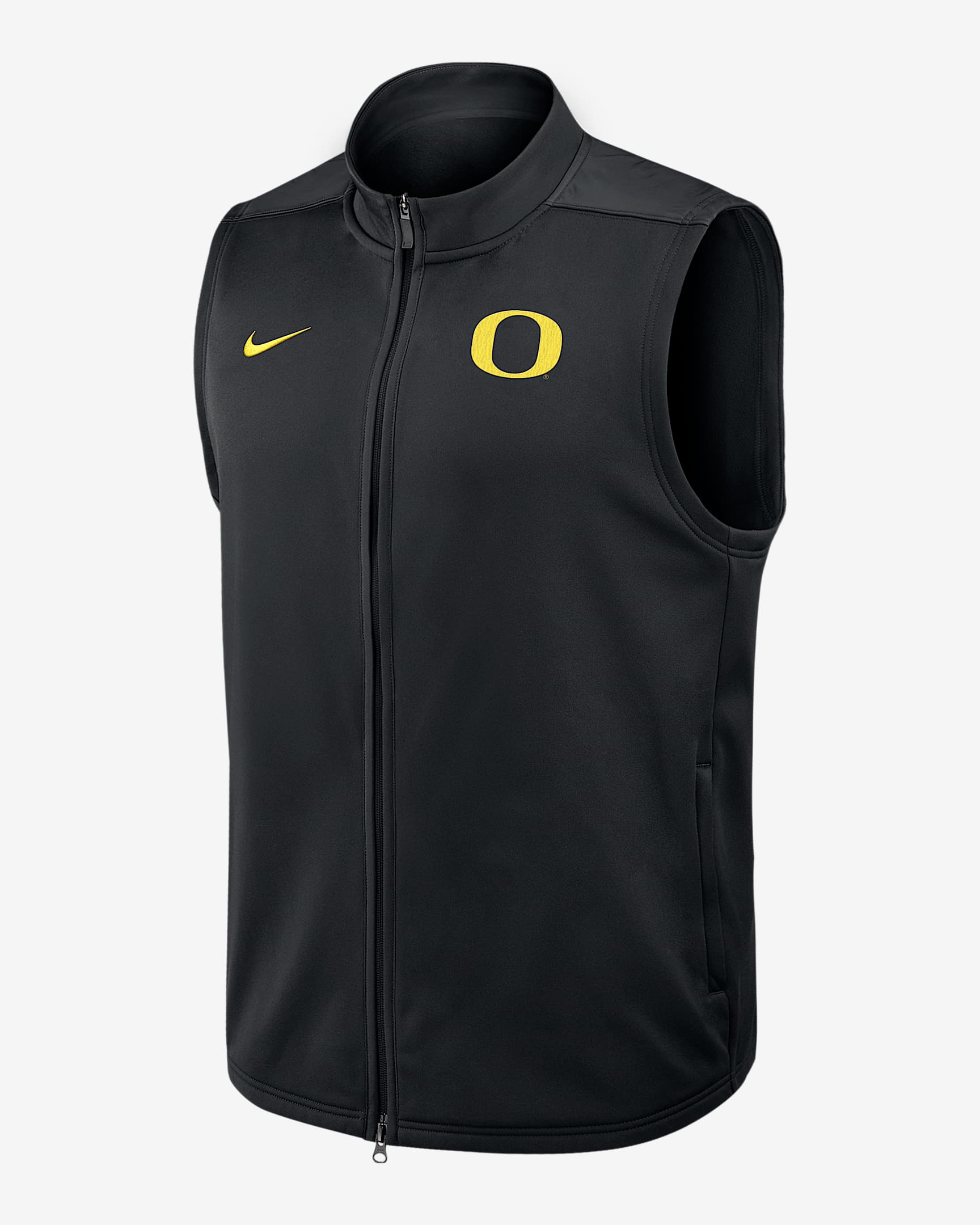Oregon Victory Men's Nike Therma-FIT College Full-Zip Vest - Black