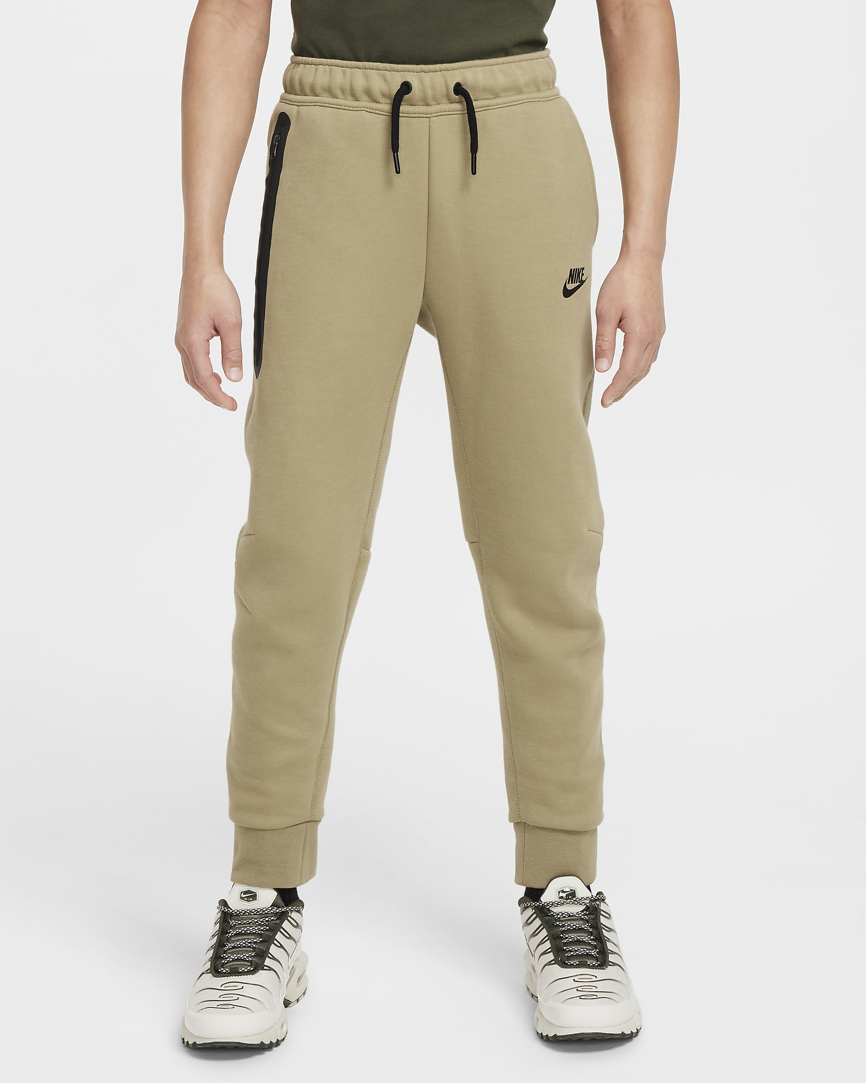 Pantalon Nike Sportswear Tech Fleece pour Garçon plus âgé - Neutral Olive/Noir/Noir