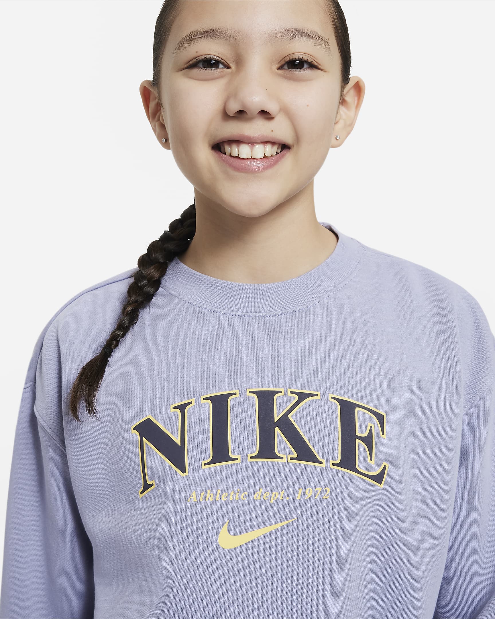 Sweat oversize Nike Sportswear pour ado (fille). Nike CH