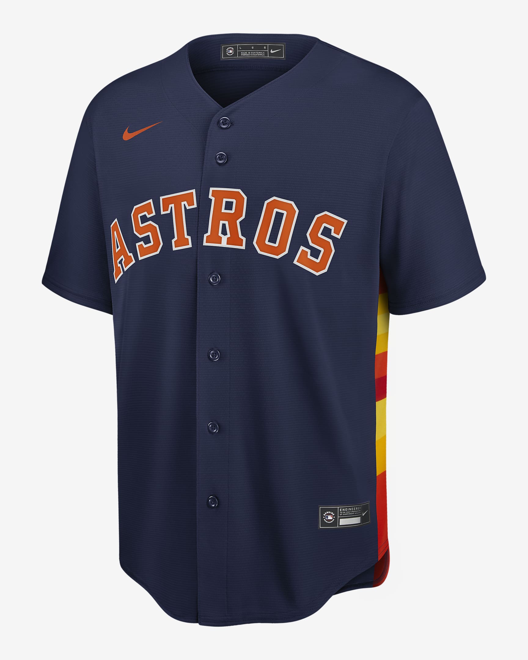 MLB Houston Astros Men's Replica Baseball Jersey.