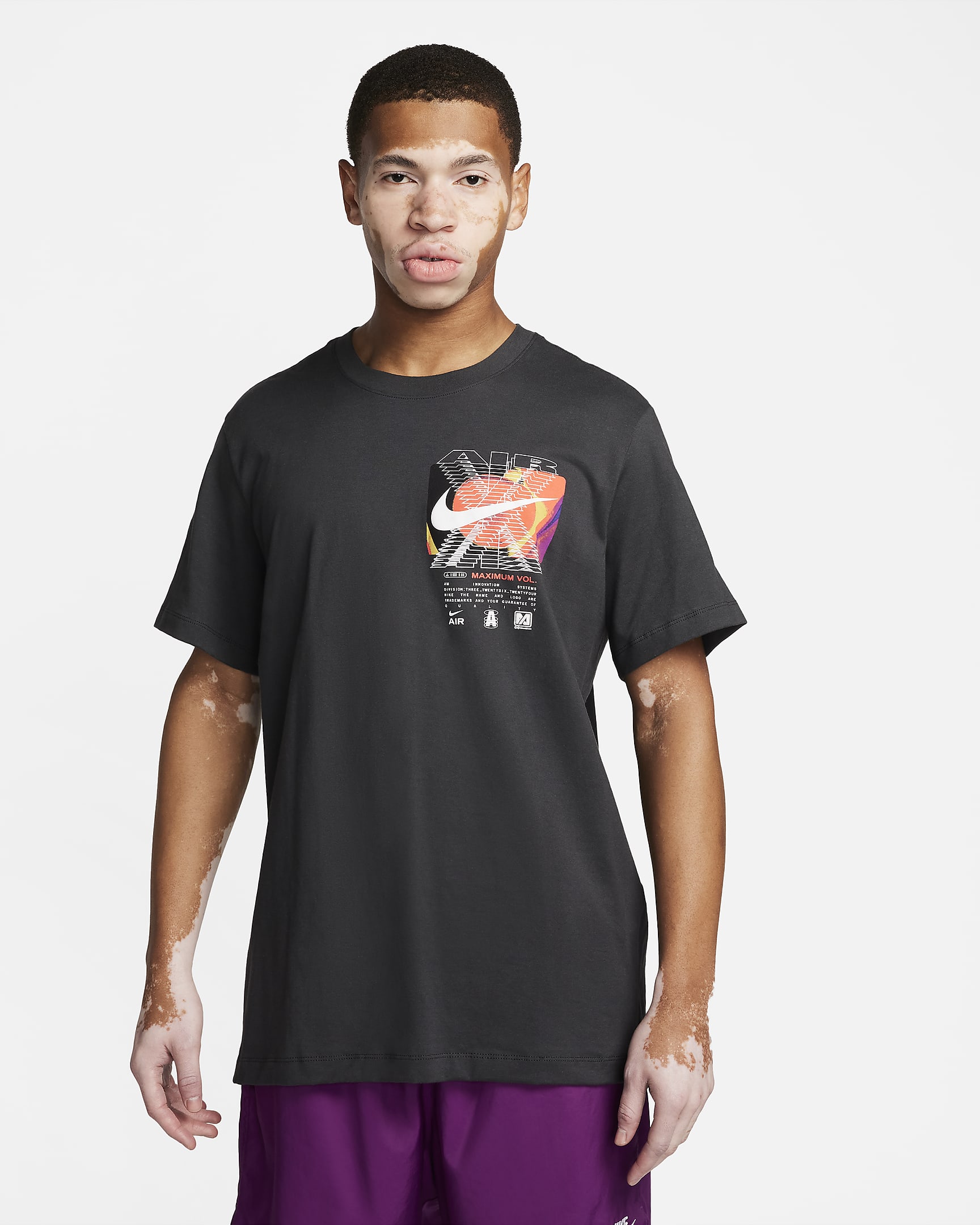 Nike Sportswear T-Shirt mit Rundhalsausschnitt für Herren - Anthracite