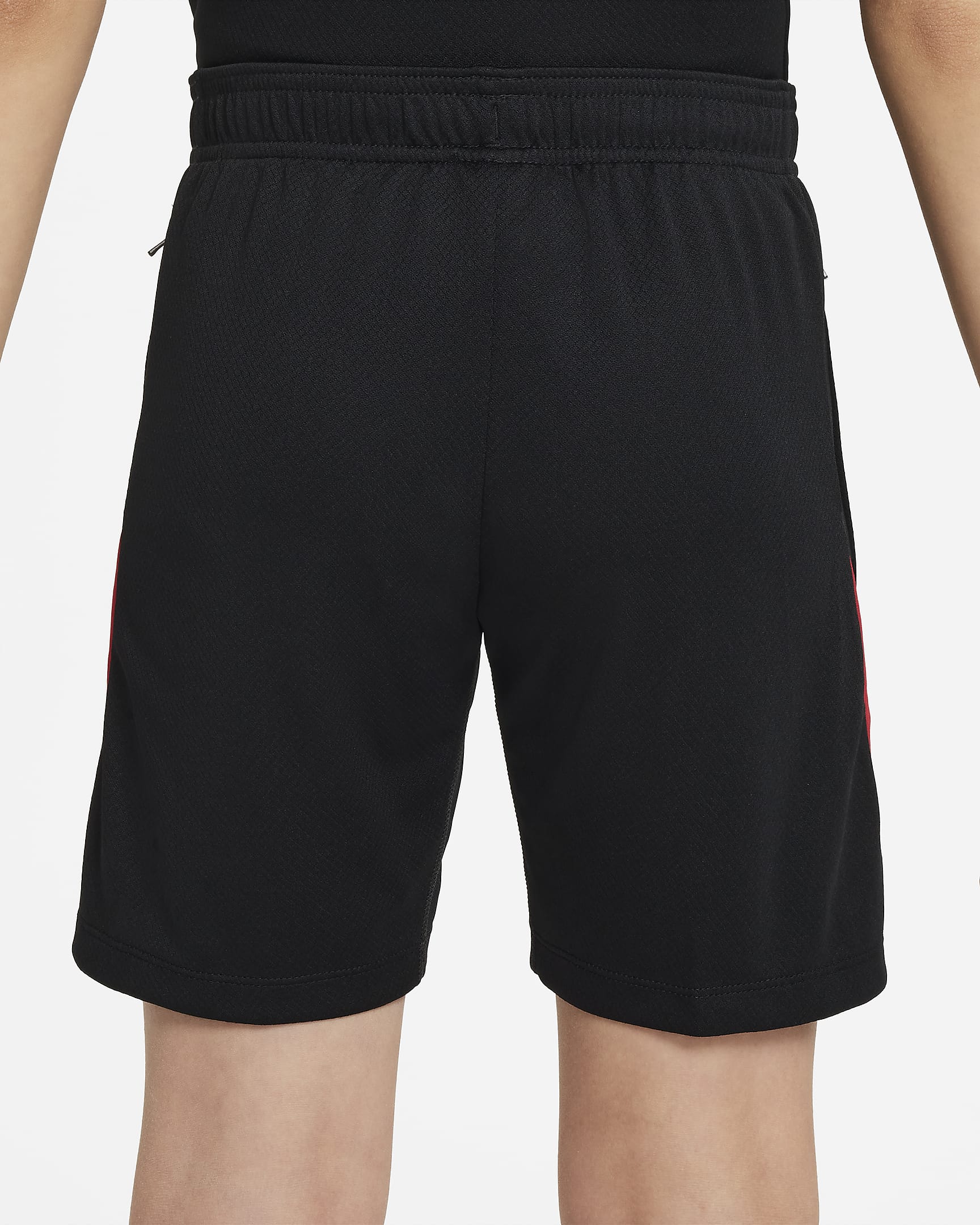 Short de foot en maille Nike Dri-FIT Liverpool FC Strike pour ado - Noir/Gym Red/Light Orewood Brown