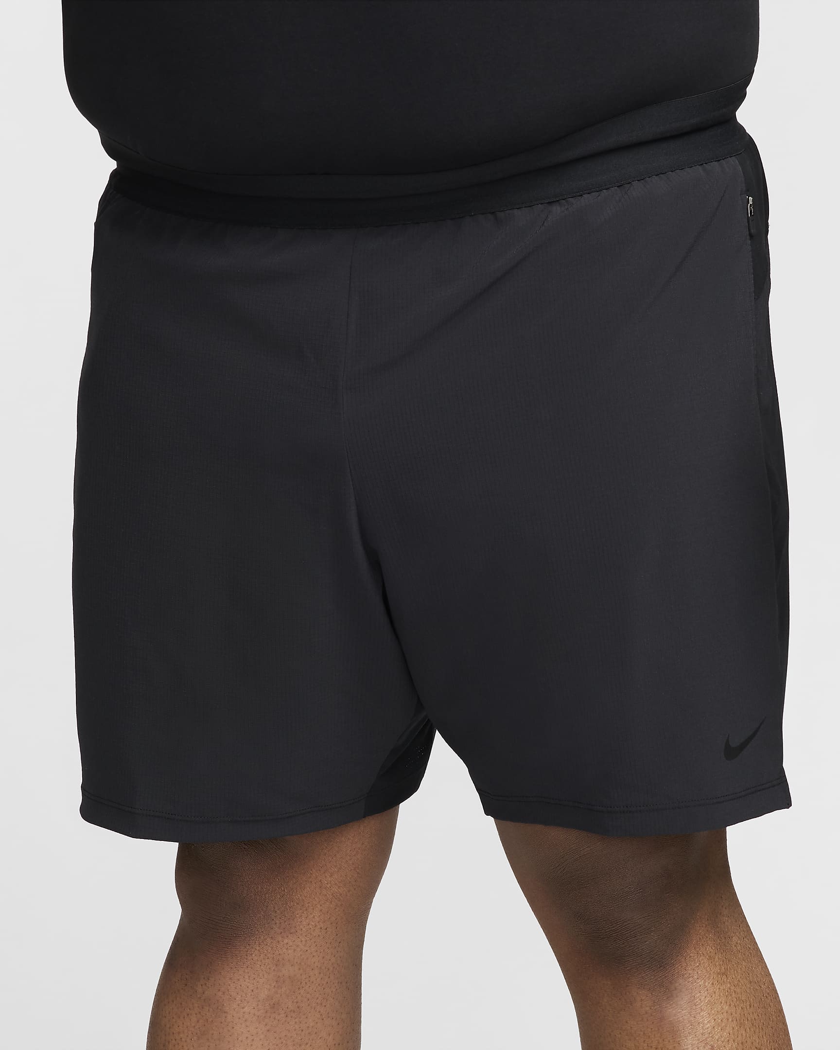 Nike Flex Rep 4.0 Pantalón corto deportivo Dri-FIT de 18 cm sin forro - Hombre - Negro/Negro/Negro