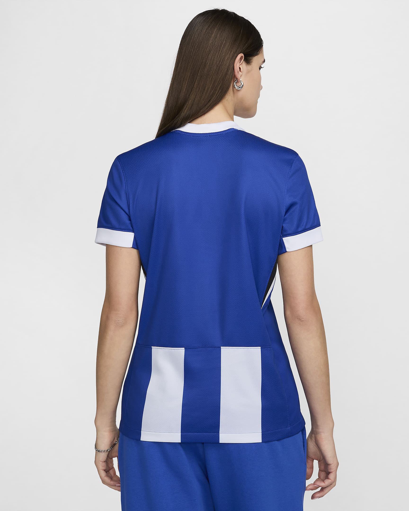 Hertha BSC 2024/25 Stadium Home Nike Dri-FIT Replica-fodboldtrøje til kvinder - Old Royal/hvid/sort