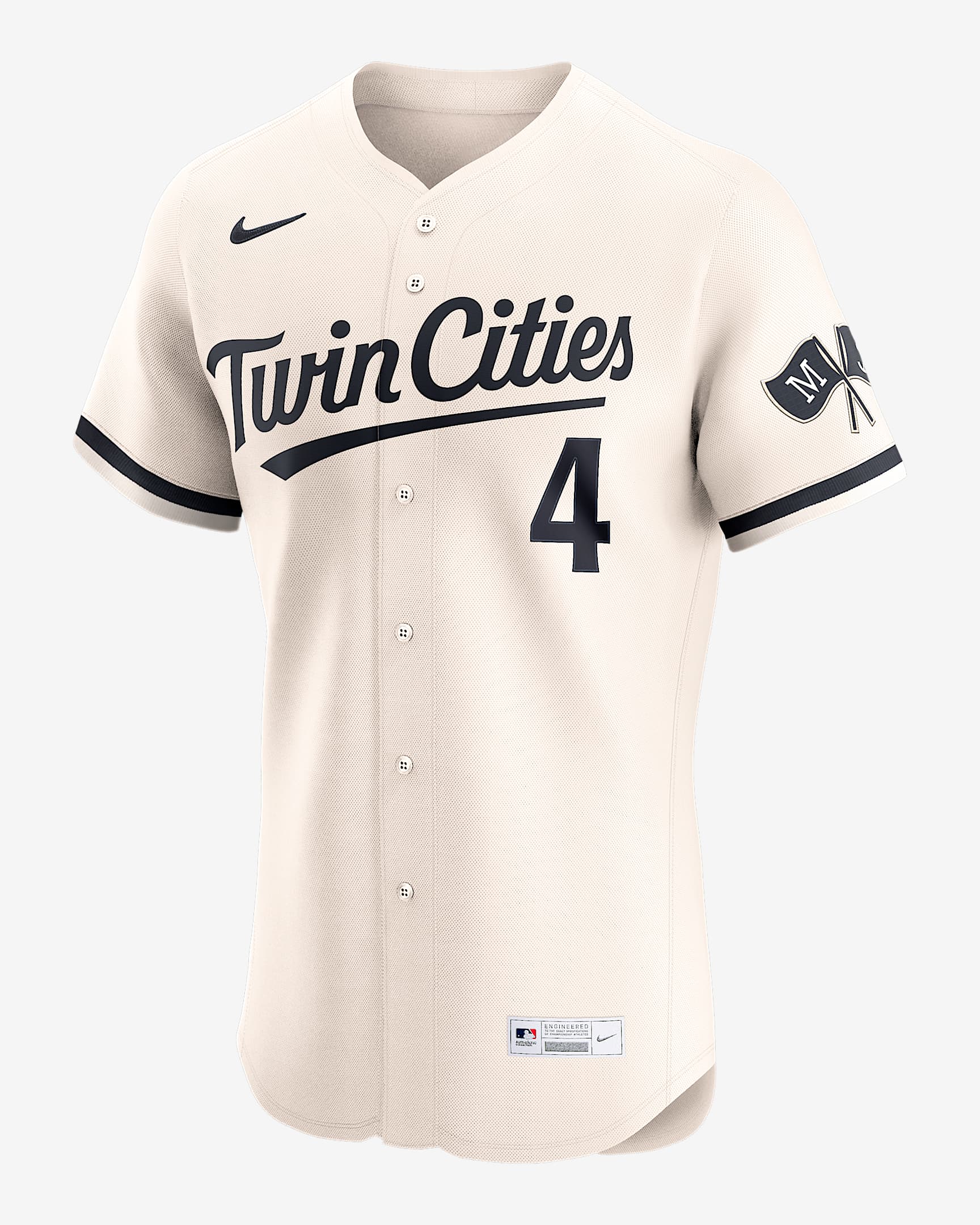 Carlos Correa Minnesota Twins Men's Nike Dri-FIT ADV MLB Elite Jersey - Cream