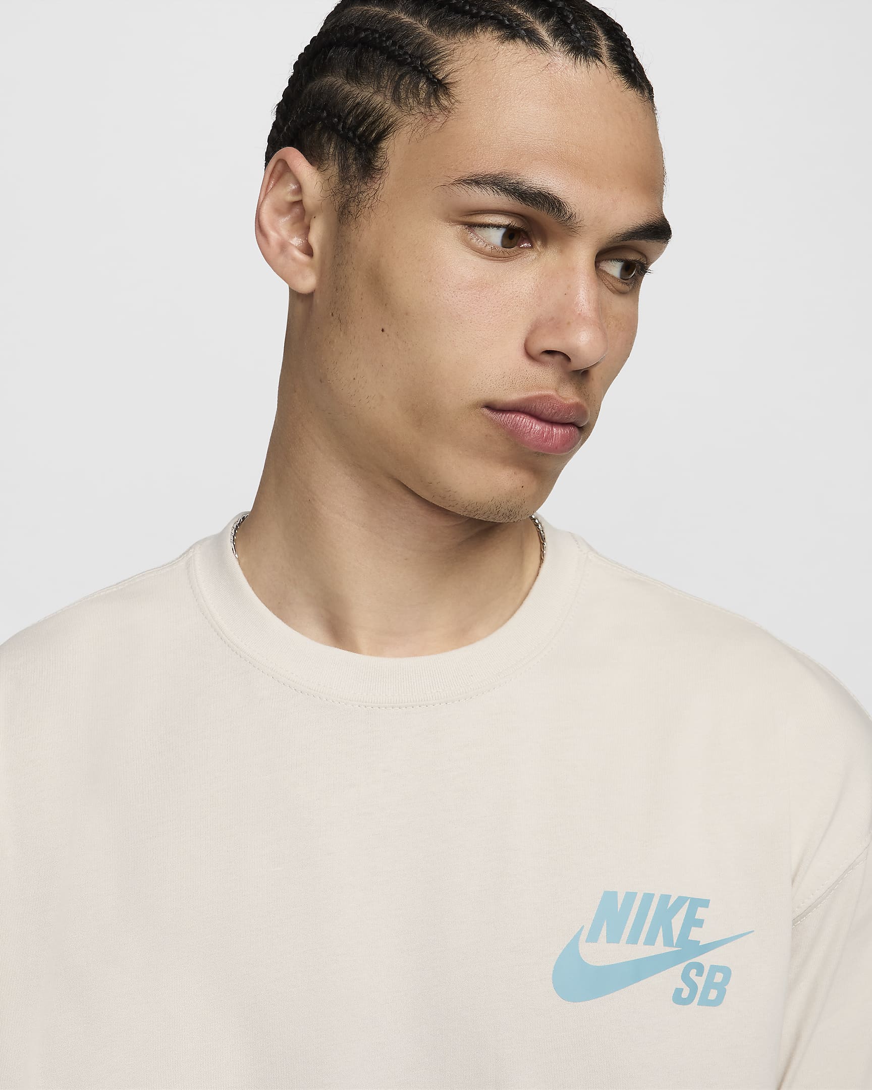 Nike SB Logo Skate T-Shirt - Light Orewood Brown