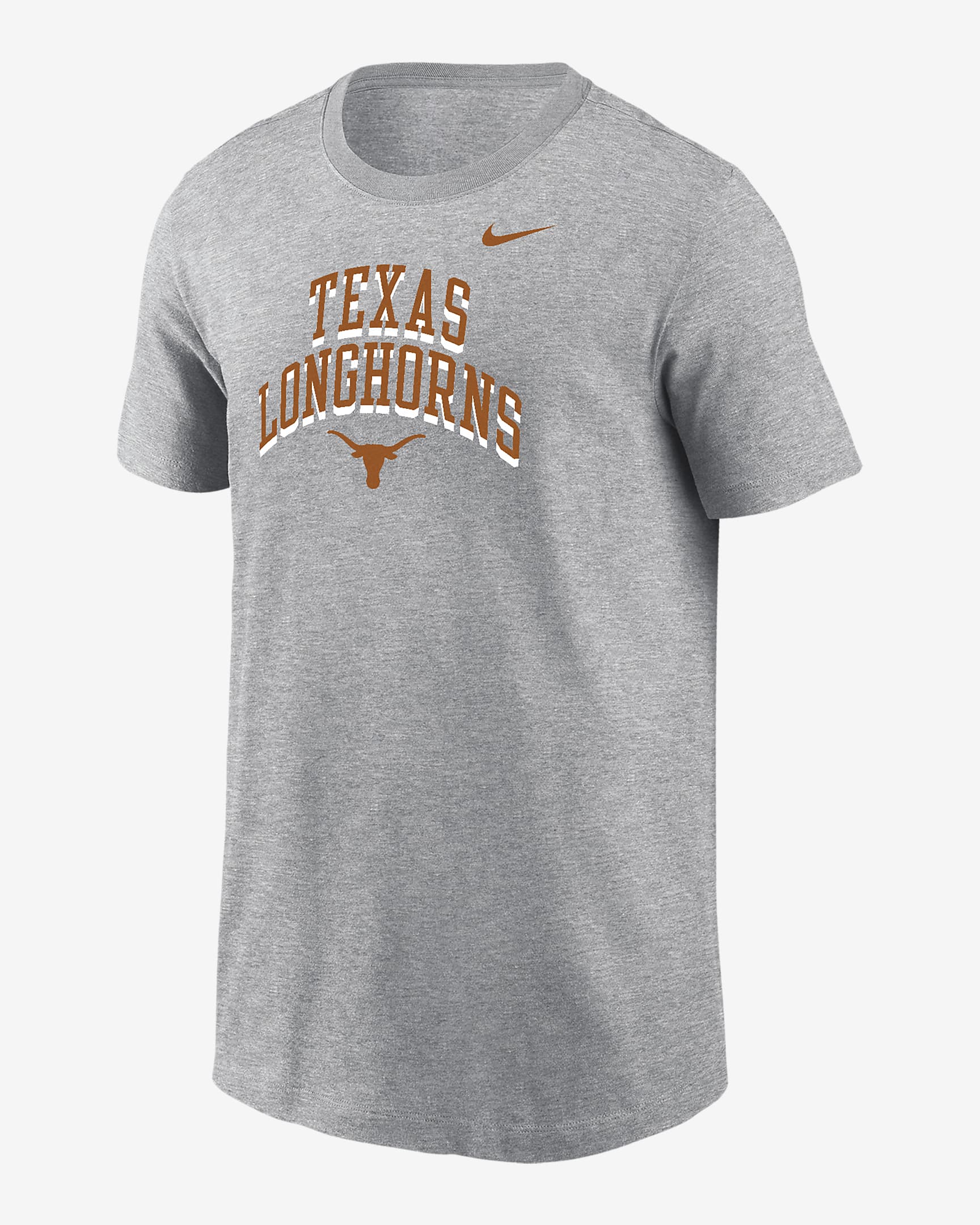 Texas Big Kids' (Boys') Nike College T-Shirt - Dark Grey Heather