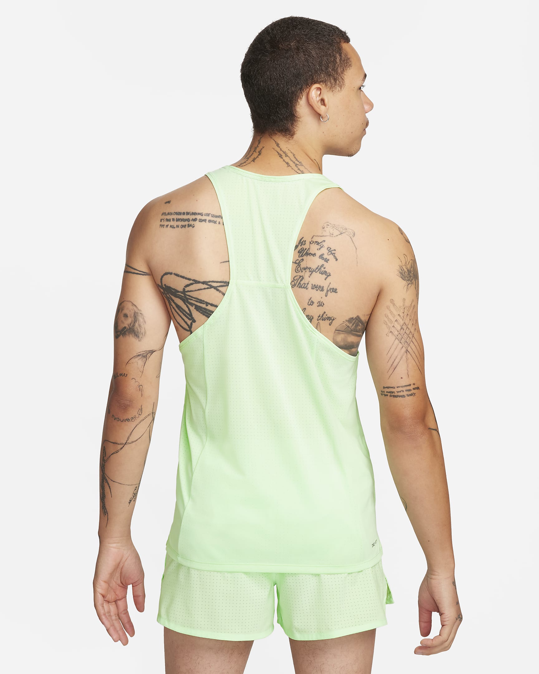 Nike Fast Men's Dri-FIT Running Vest - Vapour Green