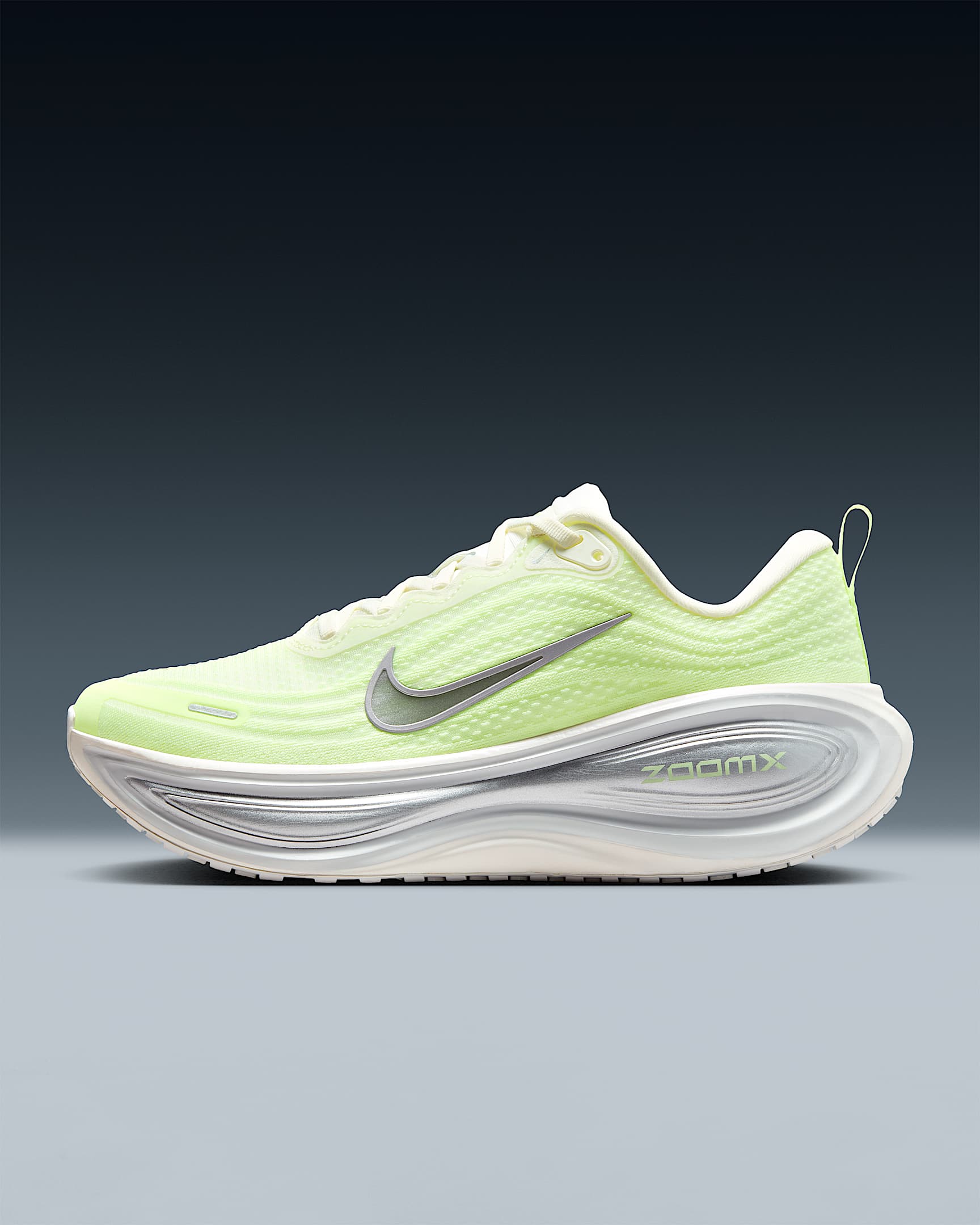 Nike Vomero Plus Women's Road Running Shoes - Sail/Barely Volt/Pure Platinum/Metallic Silver