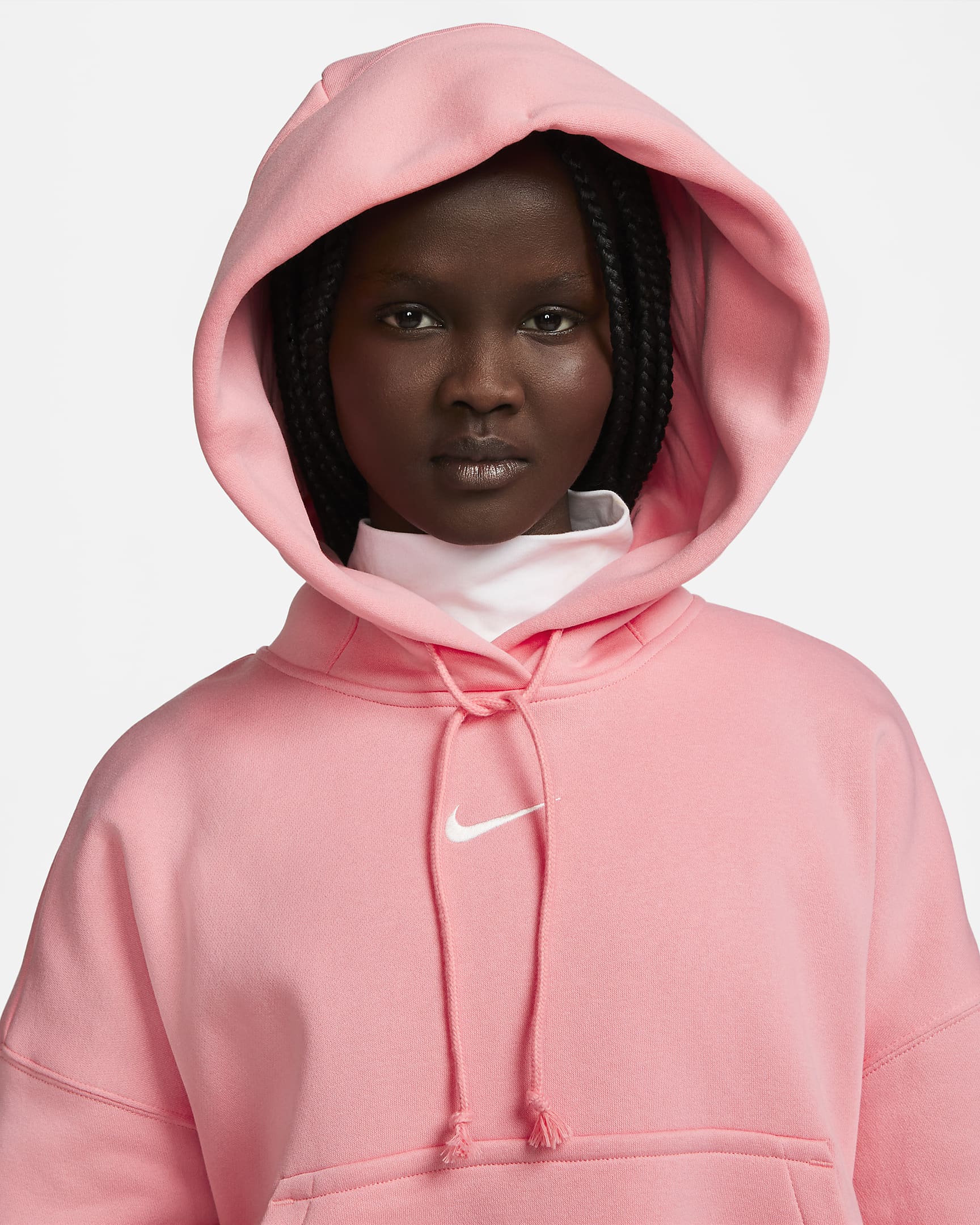 Nike oversized fleece hoodie clearance