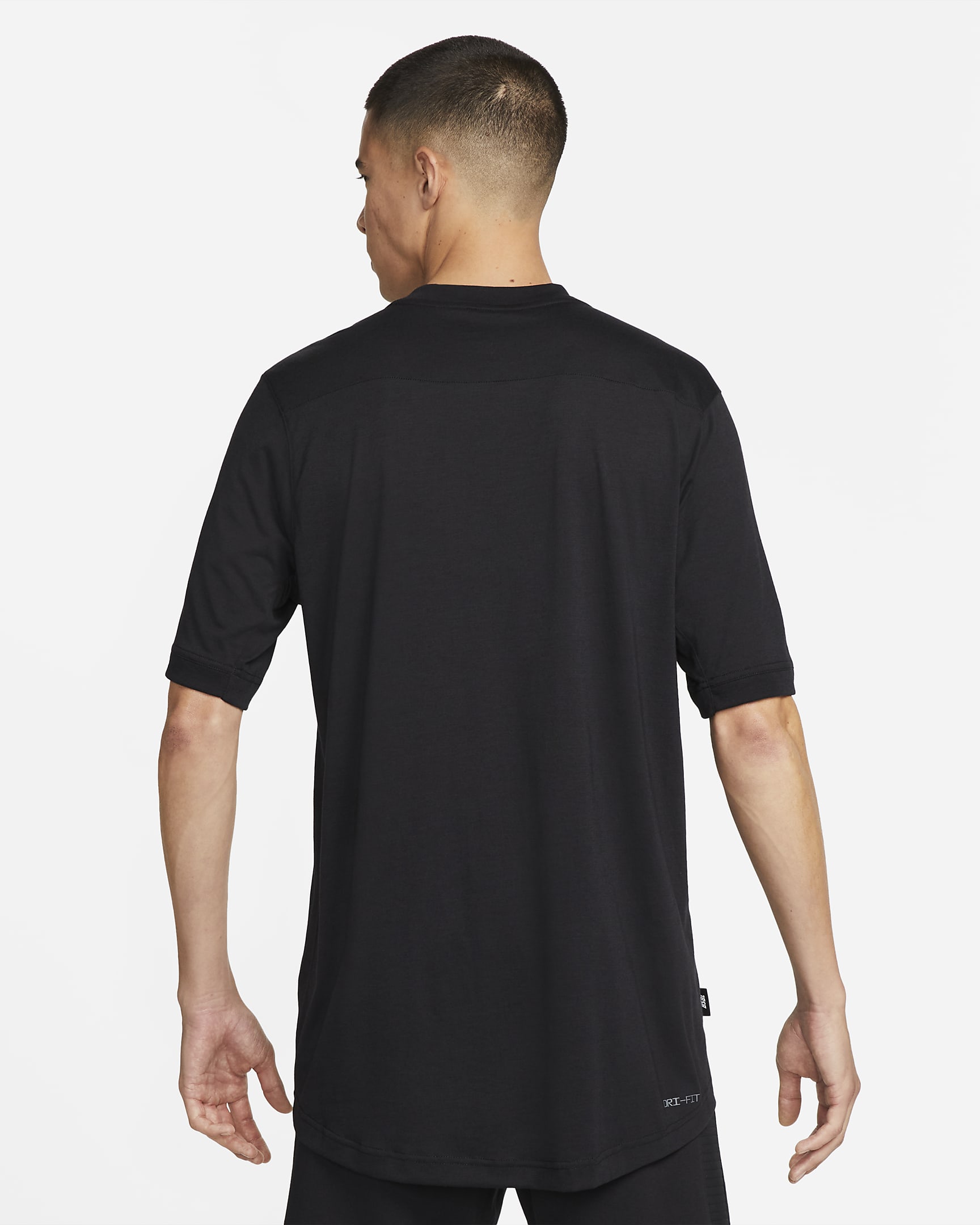 Nike Dri-FIT Flux Men's Short-Sleeve Baseball Top - Black/Black