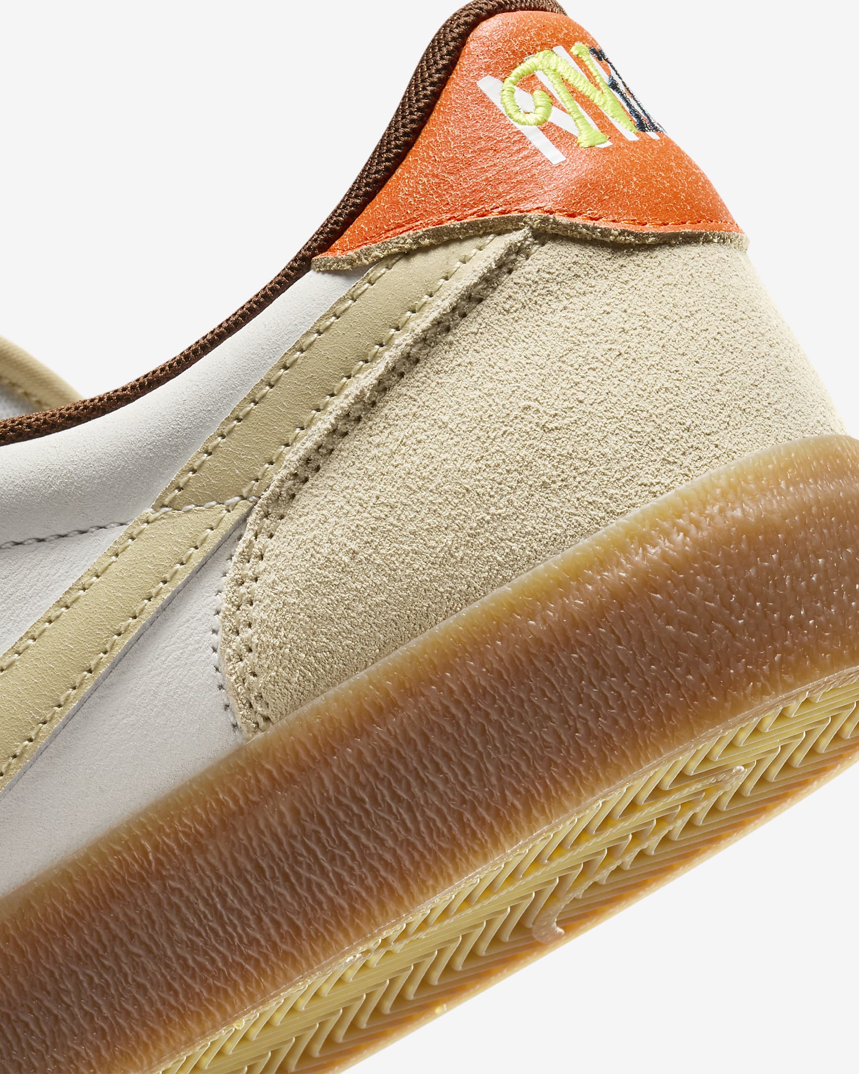 Nike Killshot 2 Leather Men's Shoes - Sail/Gum Light Brown/Safety Orange/Team Gold