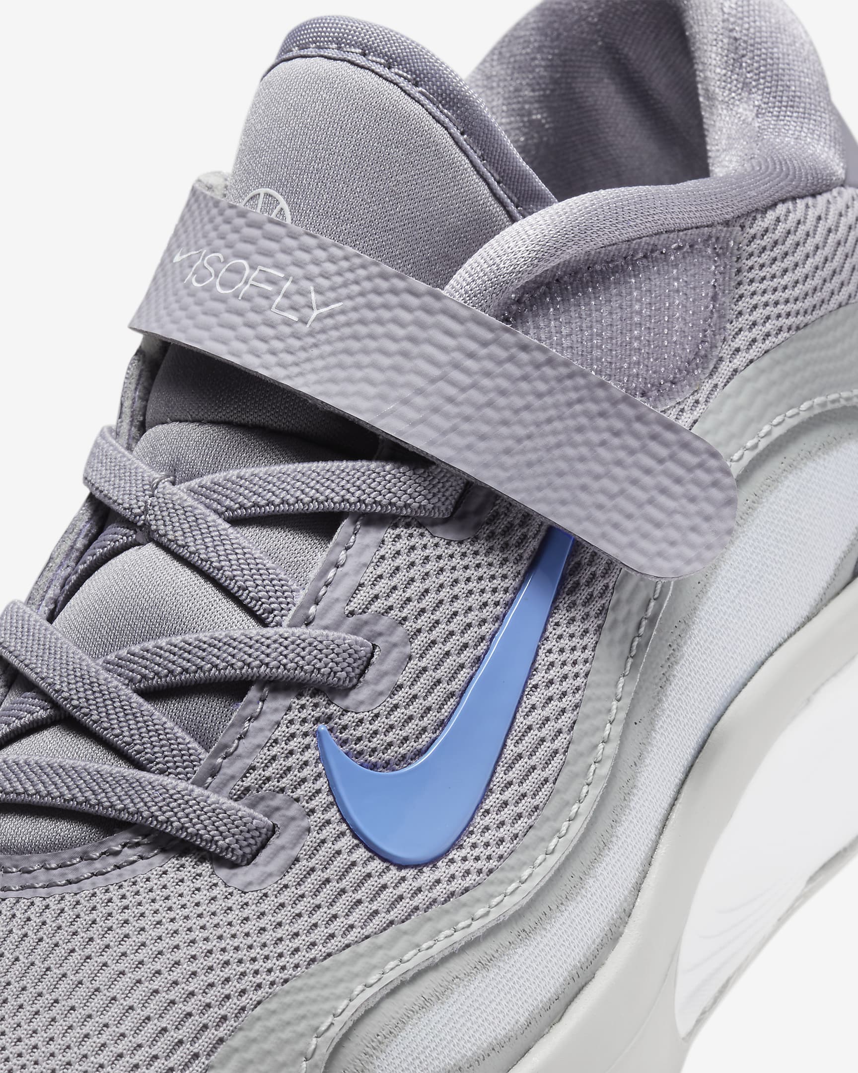 Nike IsoFly Little Kids' Shoes - Cement Grey/Light Smoke Grey/Pure Platinum/Royal Pulse