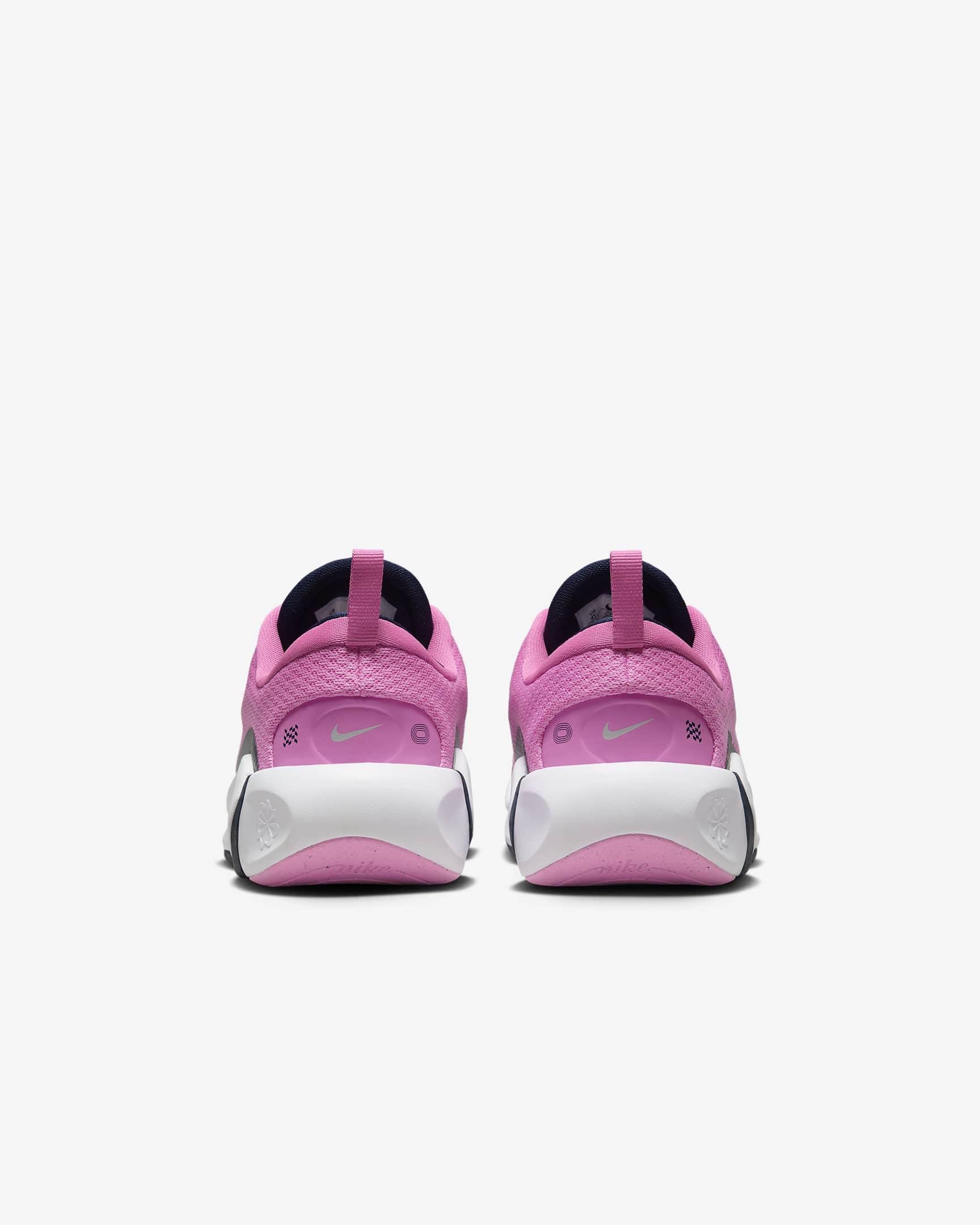 Tenis de correr para niños grandes Nike Infinity Flow - Rosa alegre/Plata claro/Blanco/Azul marino medianoche