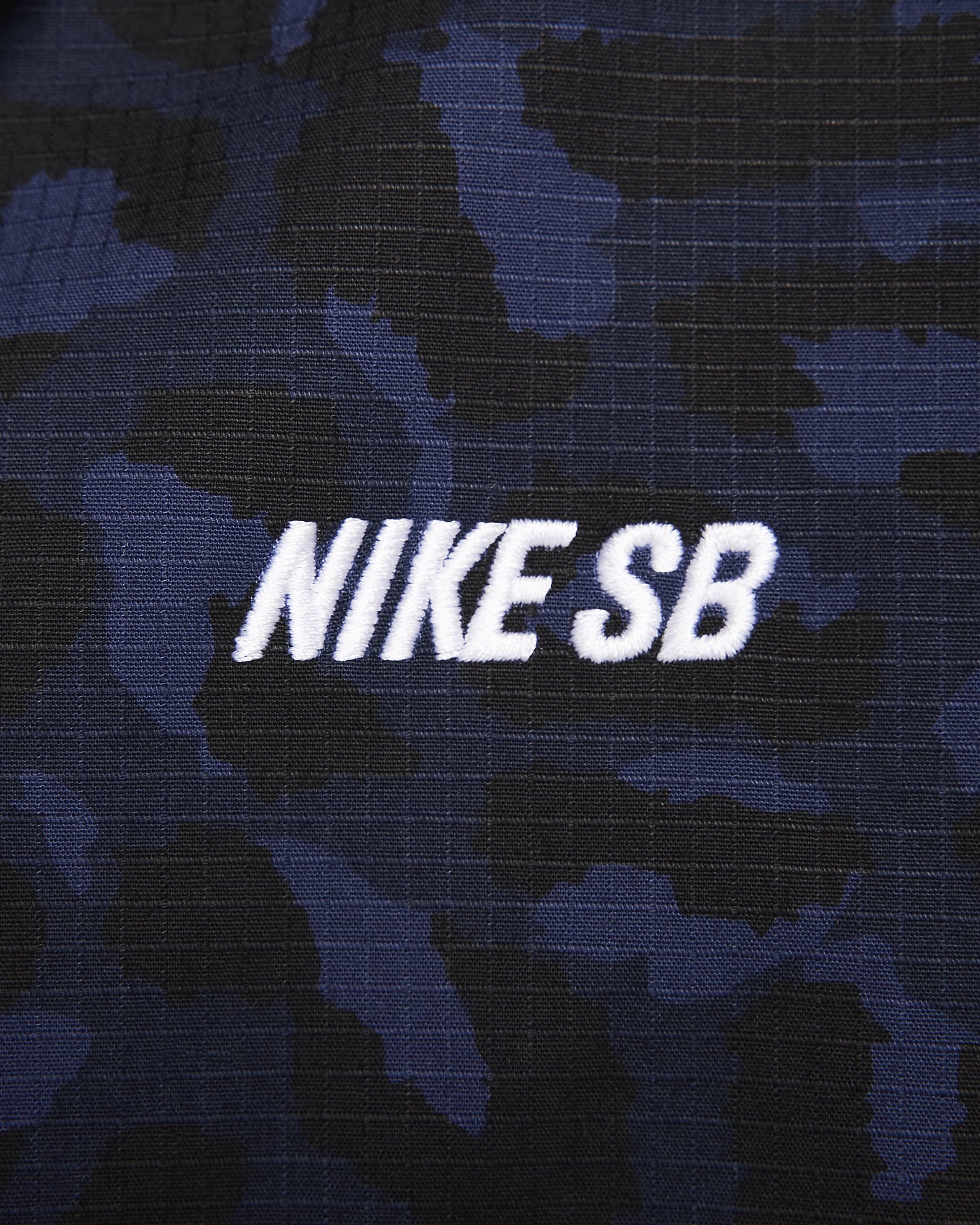 Nike SB All-Over-Print Skate Chore Coat - Midnight Navy/White
