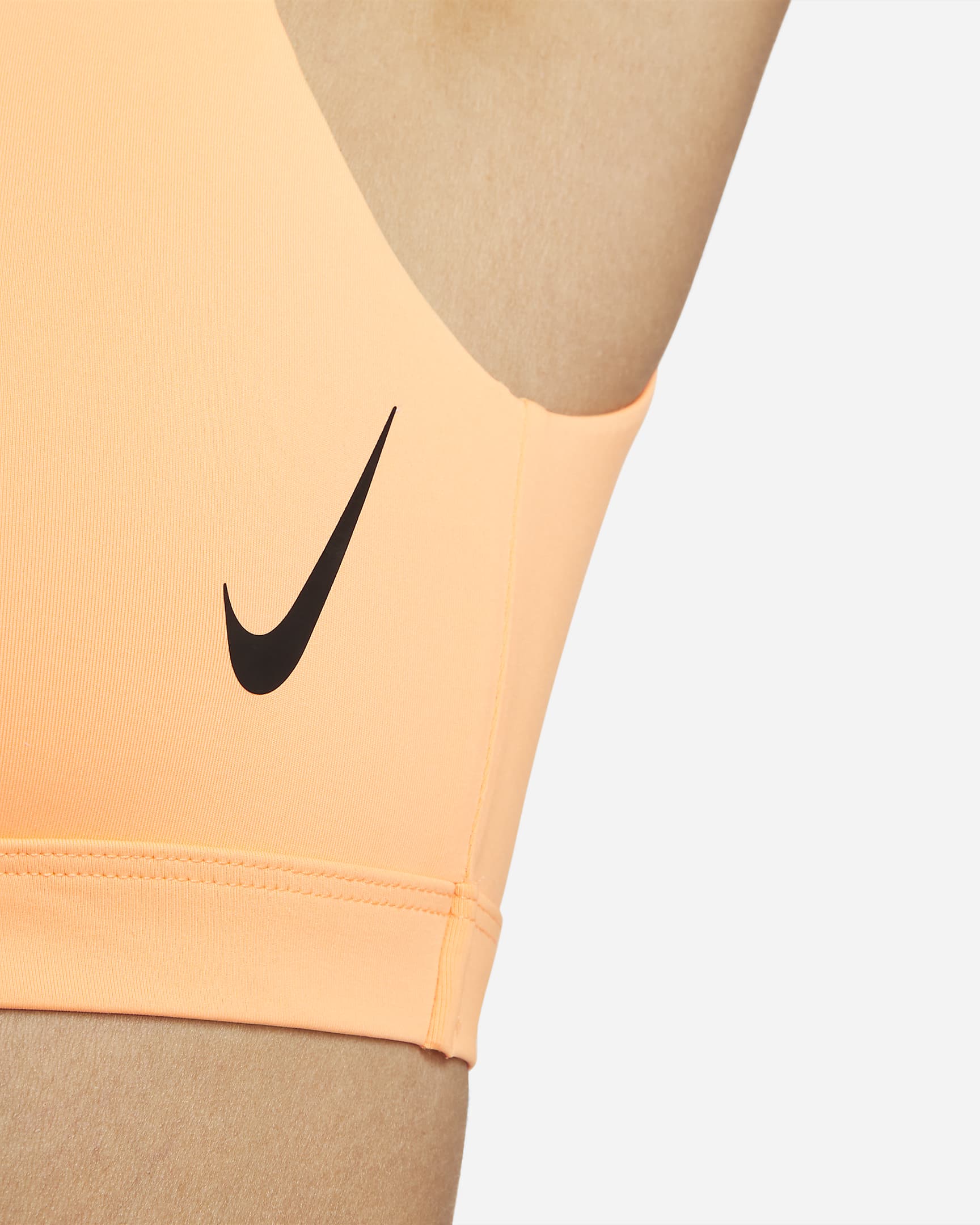 Nike Sneakerkini Women's Scoop Neck Bikini Top - Peach Cream