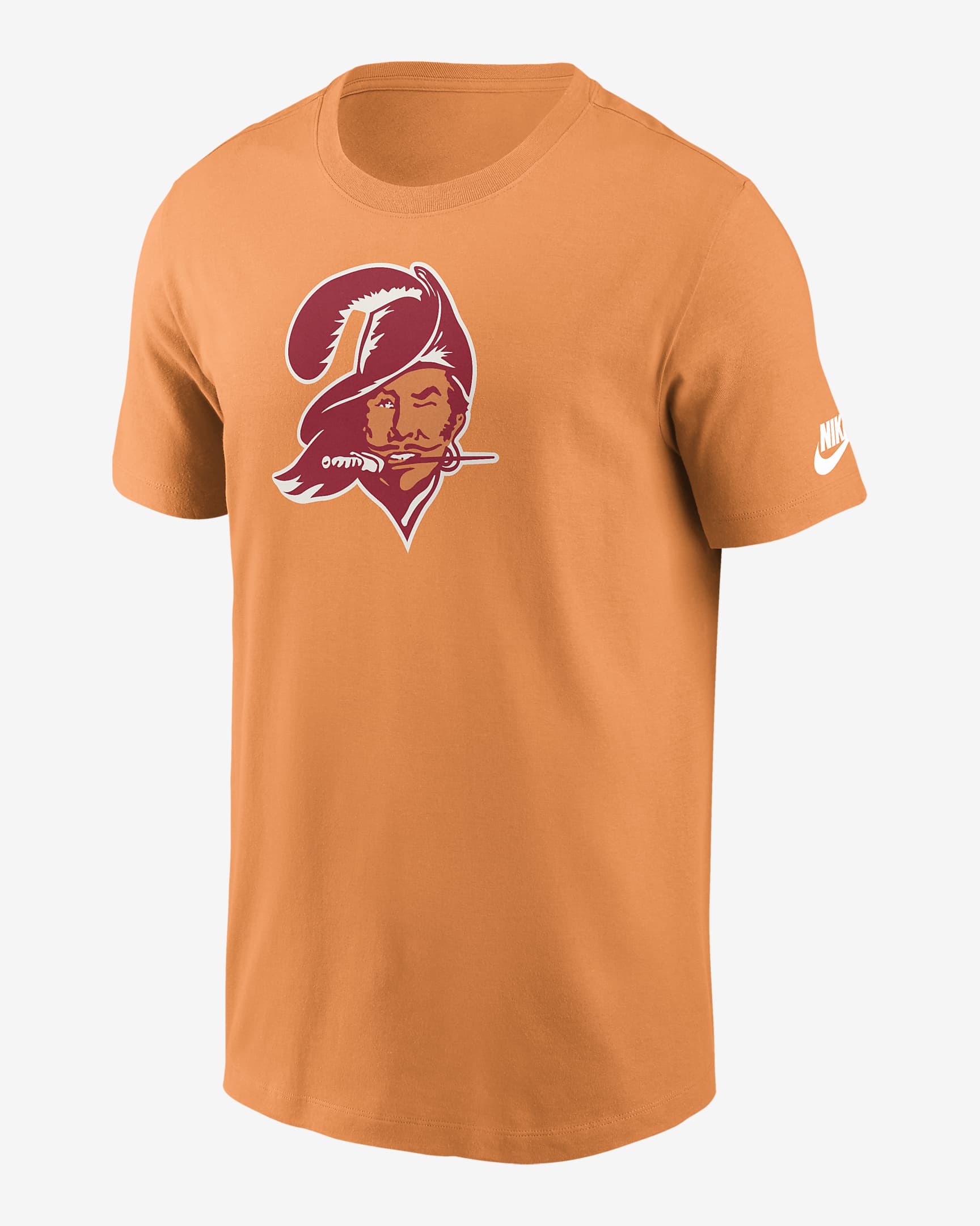 Tampa Bay Buccaneers Rewind Logo Essential Men's Nike NFL T-Shirt - Orange